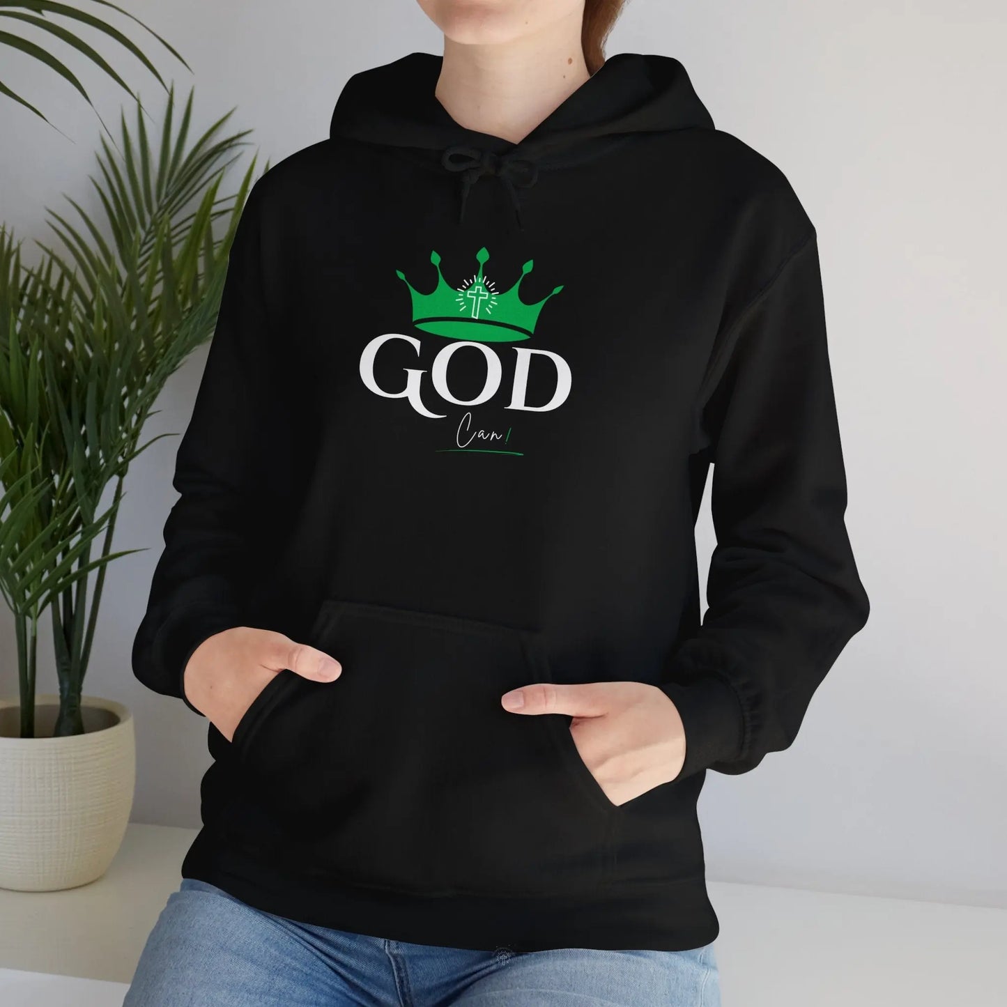 Believer Apparel, Faith Apparel, God Can Gender Neutral Hoodie, Believer Gifts Product vendor