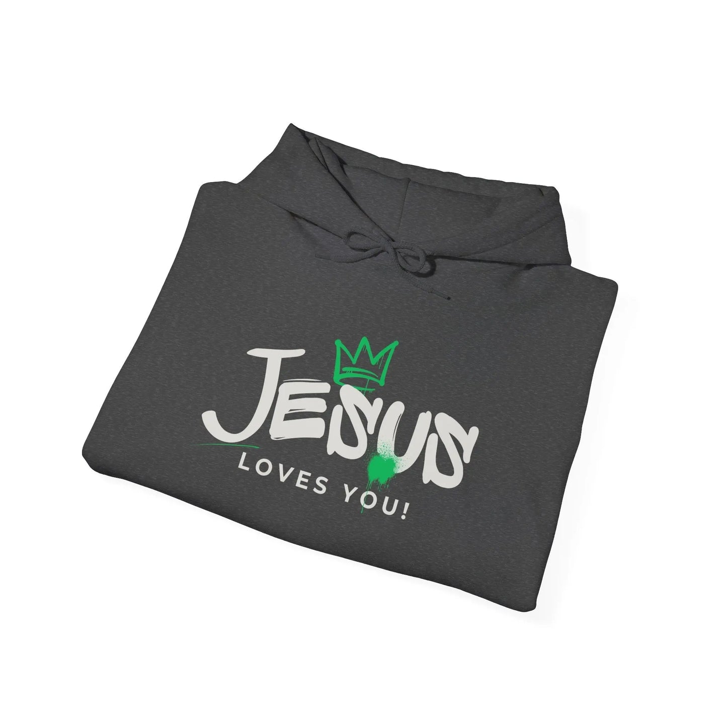 Believer Apparel, Jesus Loves You Hoodie, Inspirational Comfort, Gender Neutral Hoodie, Believer Gift, Cozy Product vendor