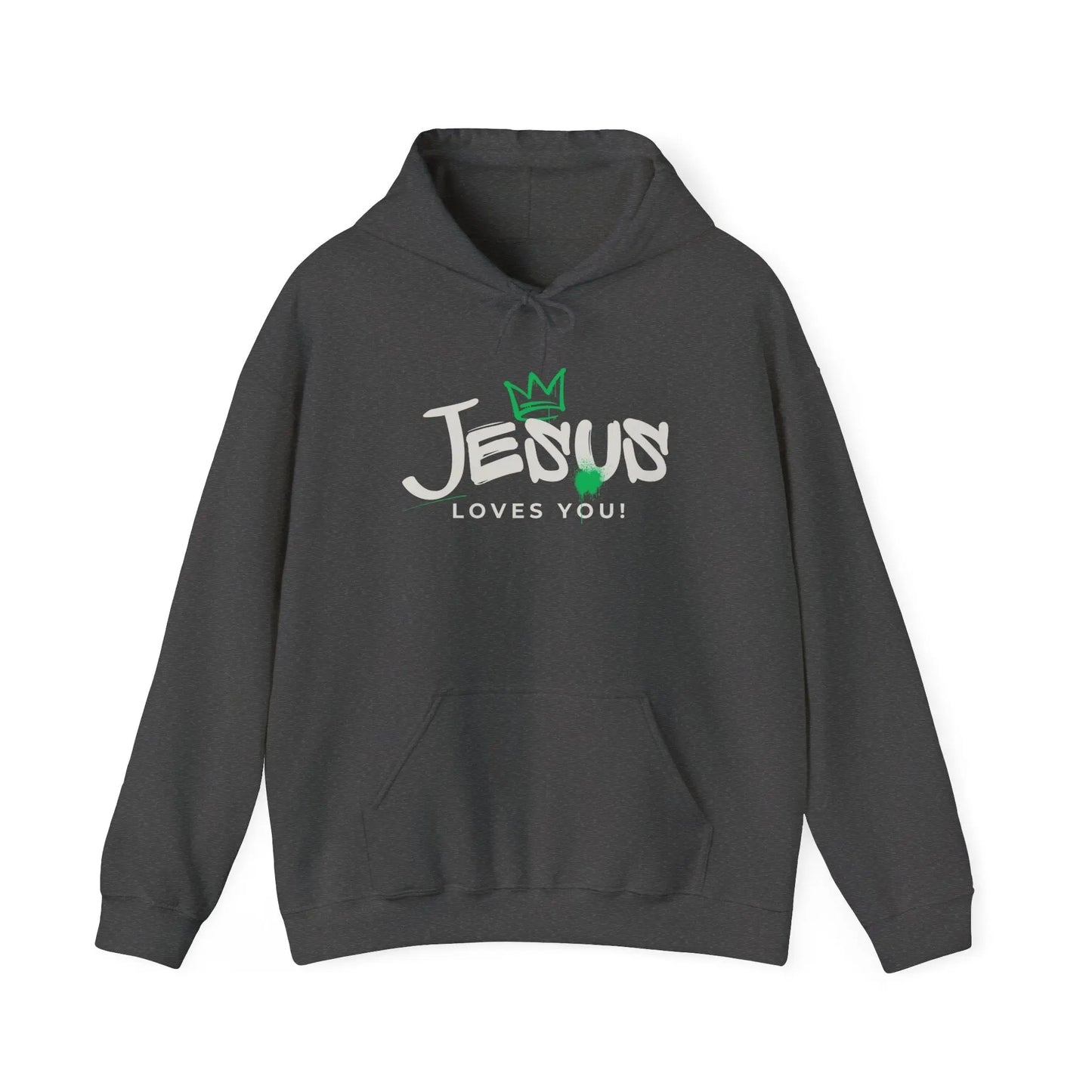 Believer Apparel, Jesus Loves You Hoodie, Inspirational Comfort, Gender Neutral Hoodie, Believer Gift, Cozy Product vendor