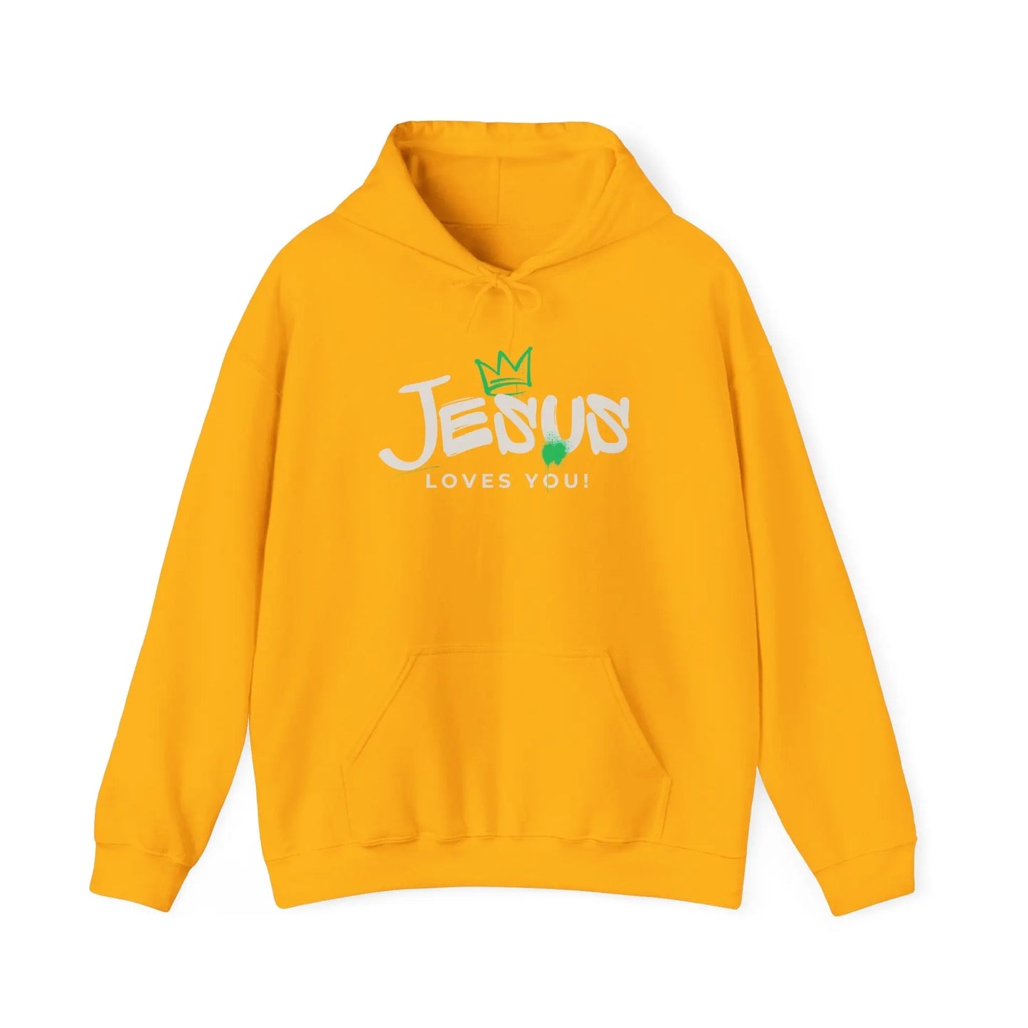 Believer Apparel, Jesus Loves You Hoodie, Inspirational Comfort, Gender Neutral Hoodie, Believer Gift, Cozy Product vendor