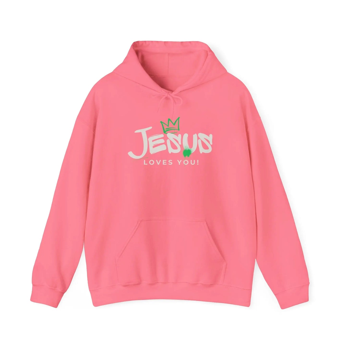 Believer Apparel, Jesus Loves You Hoodie, Inspirational Comfort, Gender Neutral Hoodie, Believer Gift, Cozy Product vendor