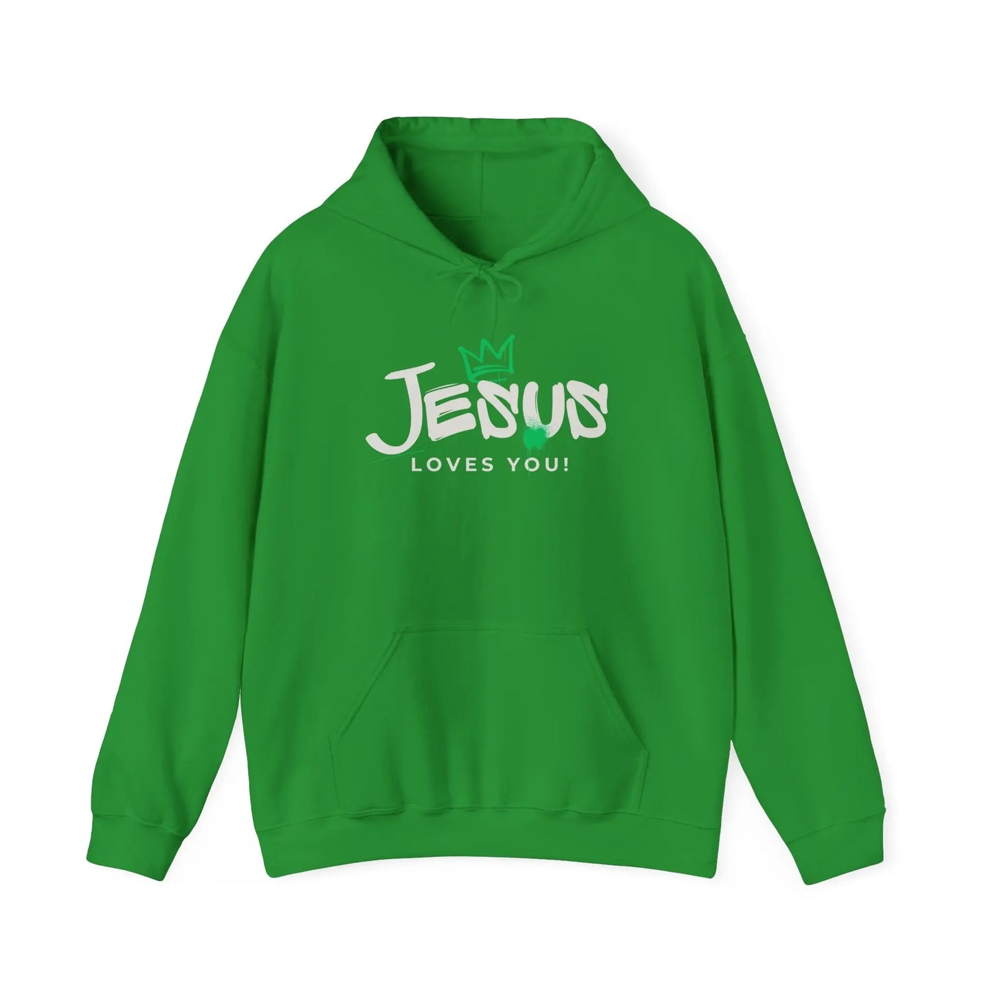 Believer Apparel, Jesus Loves You Hoodie, Inspirational Comfort, Gender Neutral Hoodie, Believer Gift, Cozy Product vendor