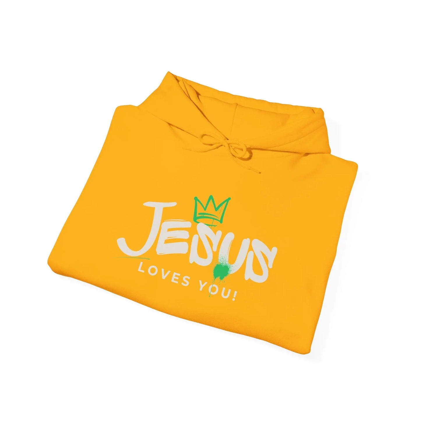 Believer Apparel, Jesus Loves You Hoodie, Inspirational Comfort, Gender Neutral Hoodie, Believer Gift, Cozy Product vendor