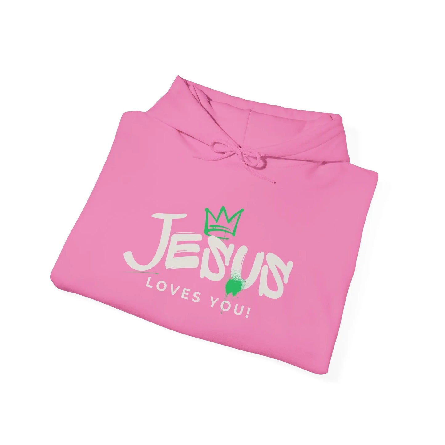Believer Apparel, Jesus Loves You Hoodie, Inspirational Comfort, Gender Neutral Hoodie, Believer Gift, Cozy Product vendor