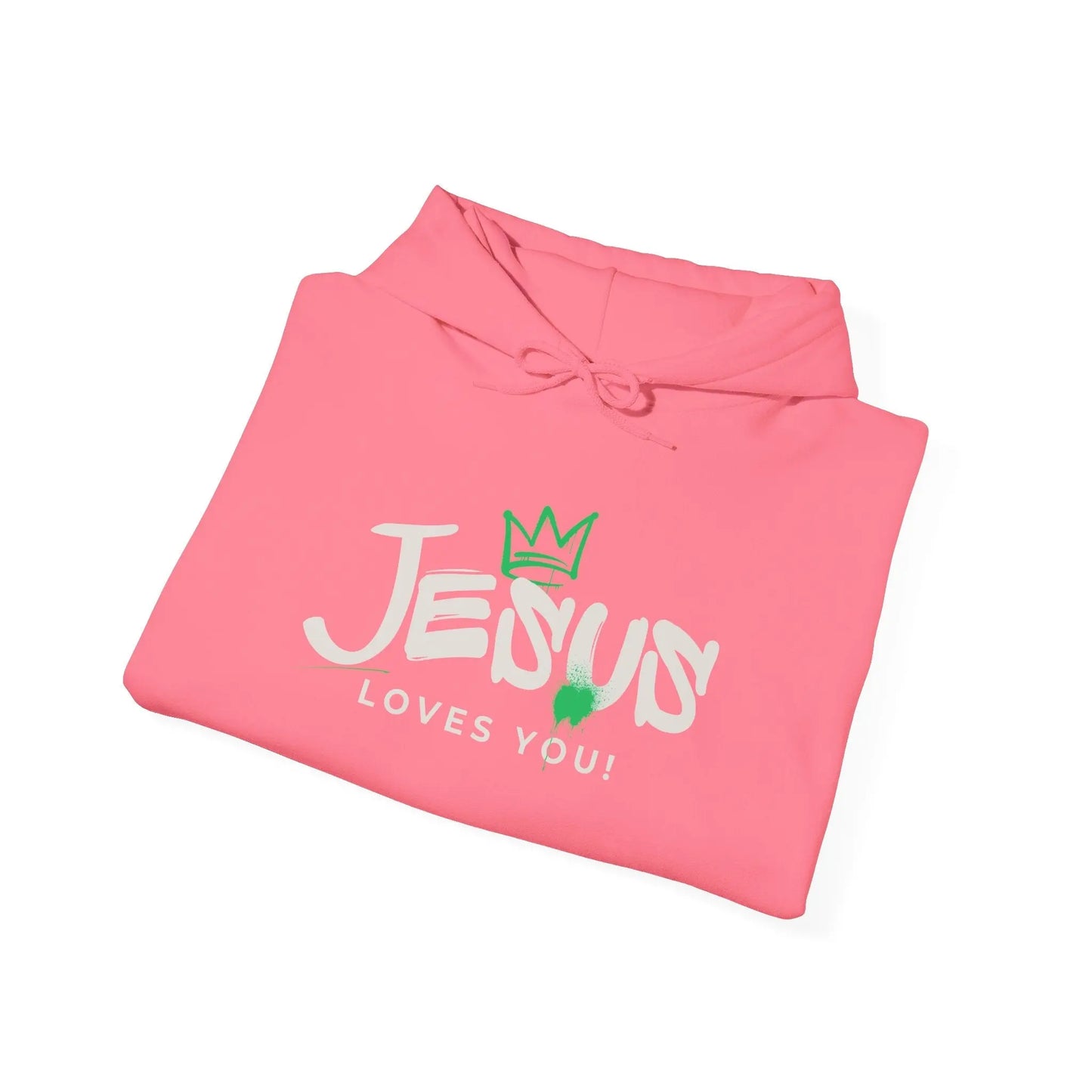 Believer Apparel, Jesus Loves You Hoodie, Inspirational Comfort, Gender Neutral Hoodie, Believer Gift, Cozy Product vendor