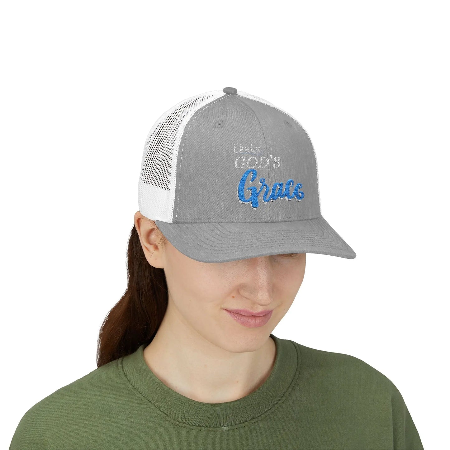 Gods Grace Snapback Trucker Cap, Stylish Believer Based Hats Product vendor