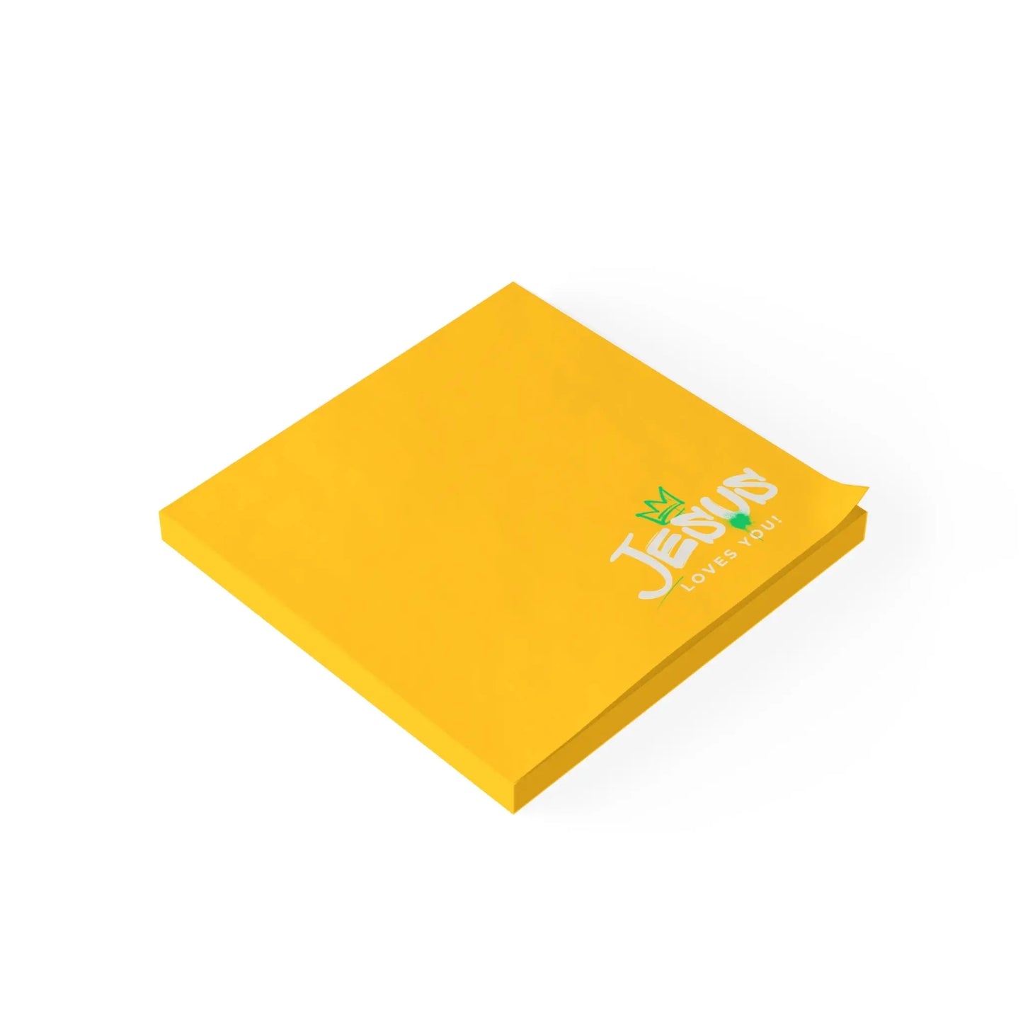 Inspirational Post-it® Note Pads - 'Jesus Loves You!' Product vendor