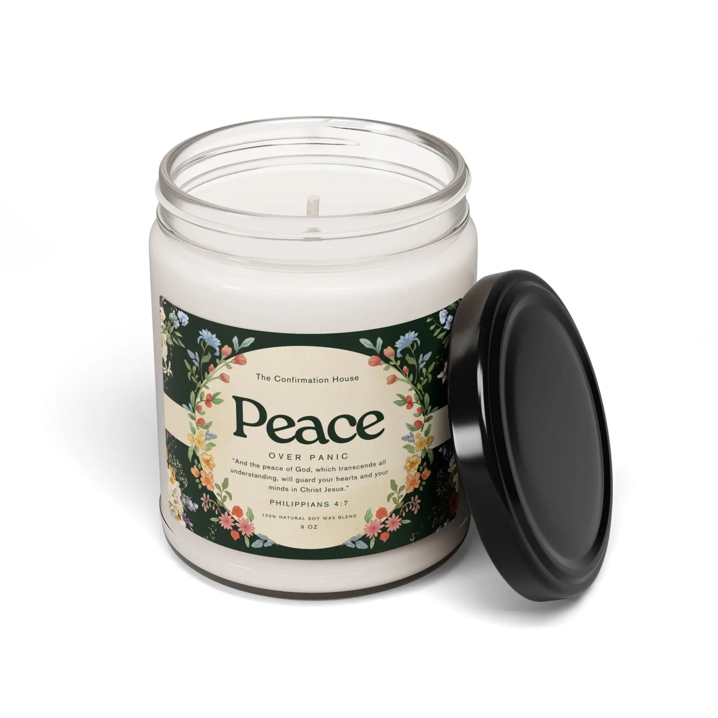 Peace Over Panic, Calming Scripture Candle Product vendor
