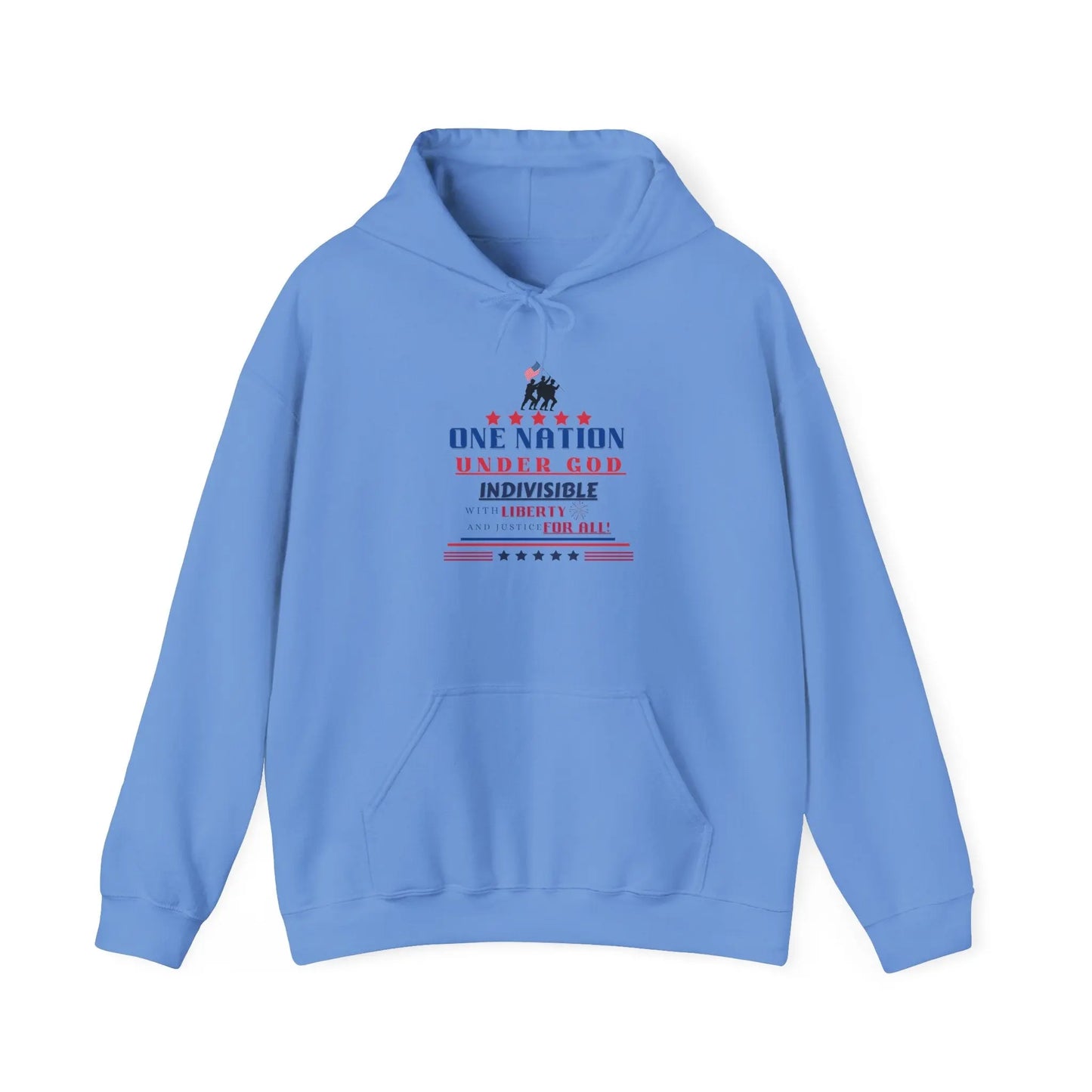 Pledge of Allegiance, USA Patriotic Hoodie, Gender Neutral Heavy Blend™ Hooded Sweatshirt, USA Shirt, Patriotic Tshirt Product vendor