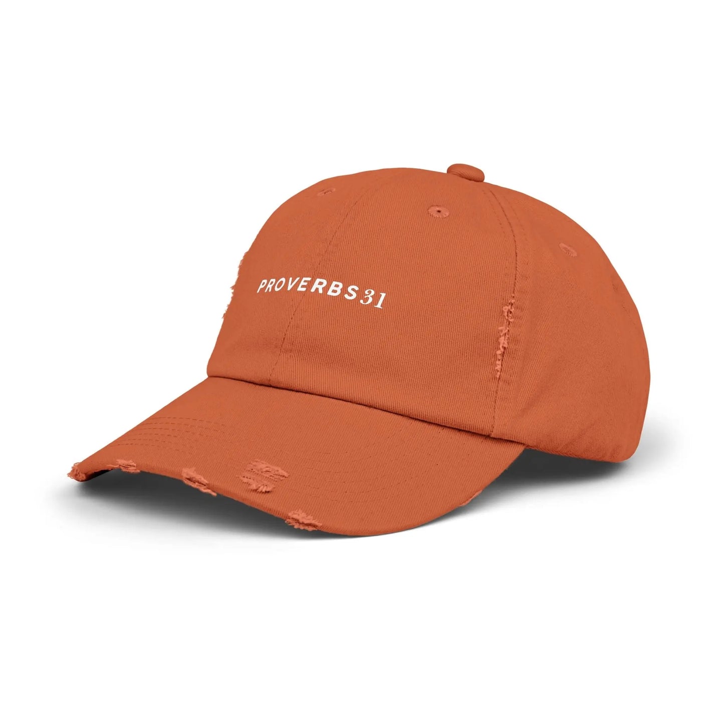 Proverbs 31 Distressed Unisex Cap, Trendy Baseball Hat for Women, Inspirational Gift, Casual Wear, Everyday Accessory Product vendor
