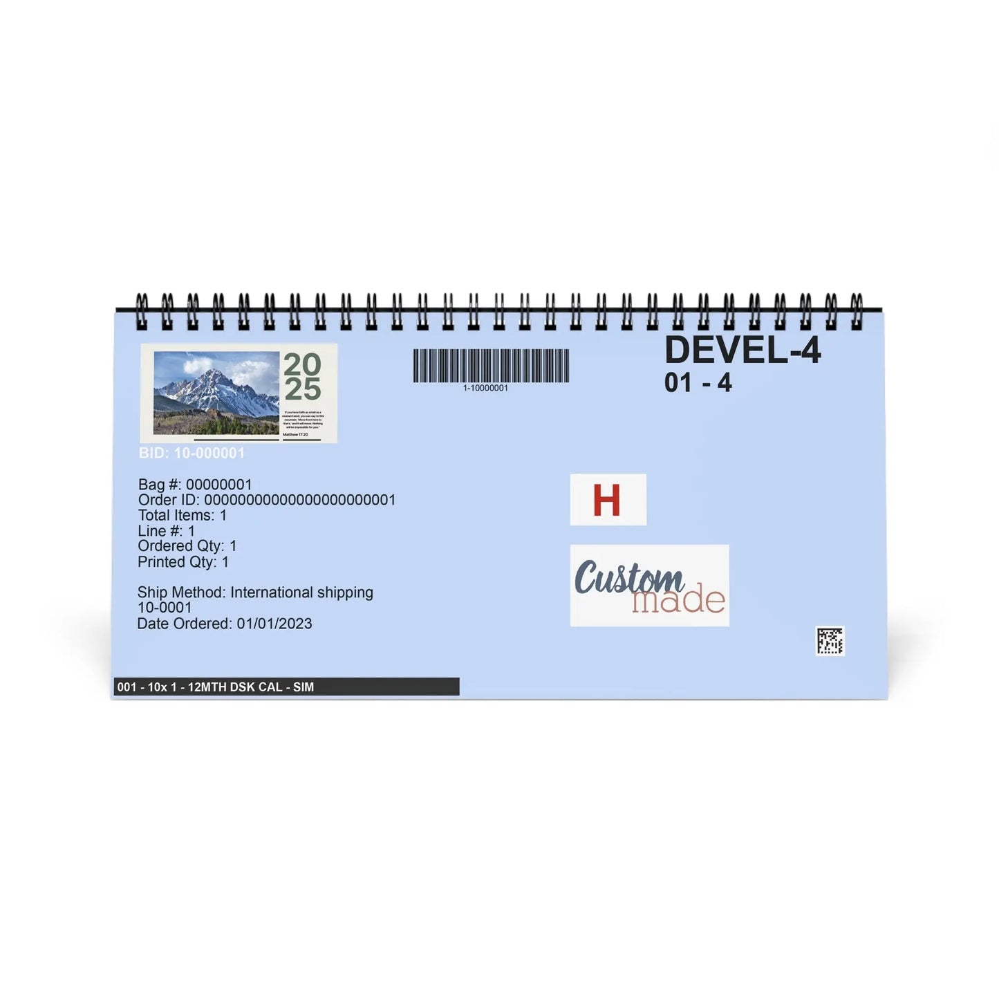 Scripture Desktop Calendar 2025 Product vendor