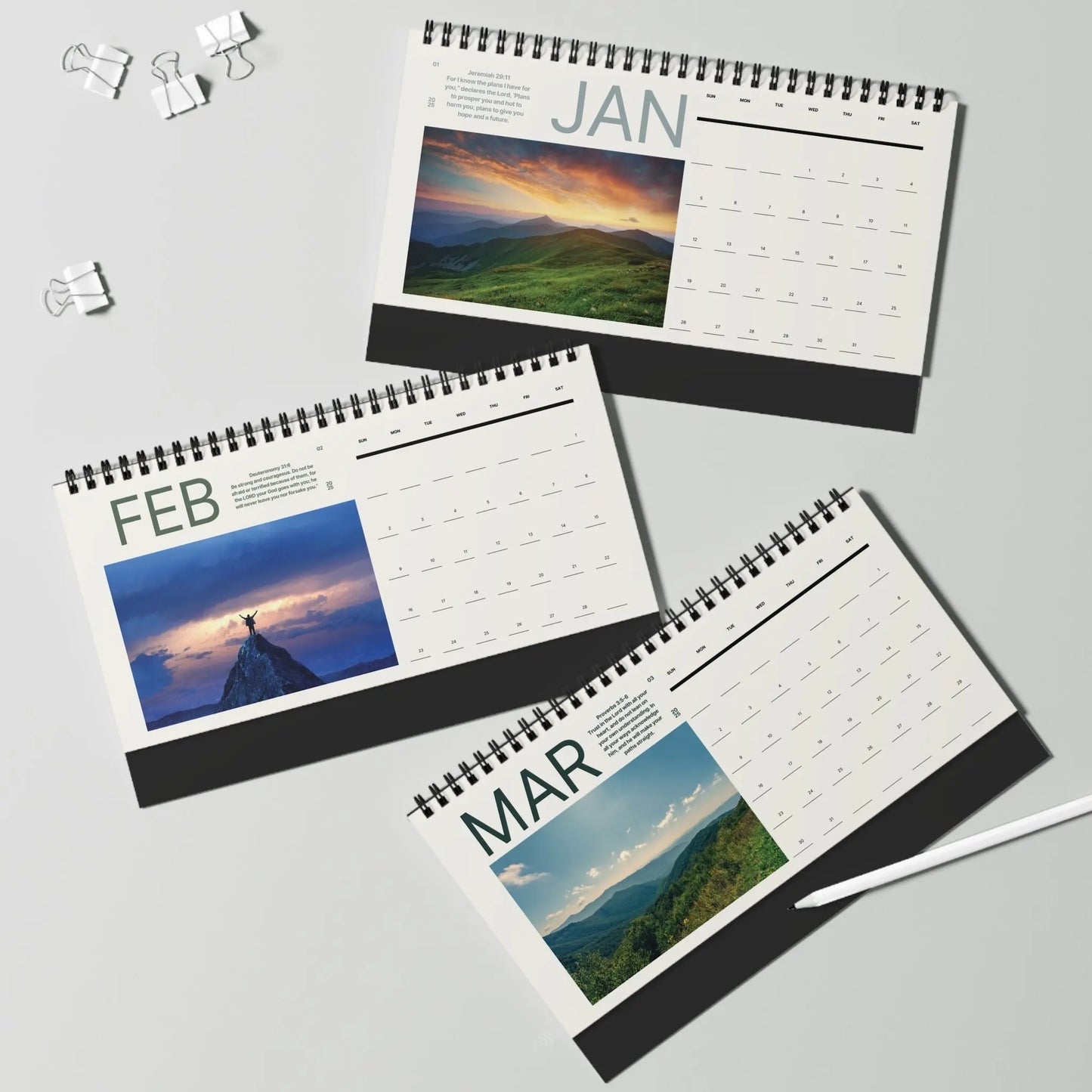 Scripture Desktop Calendar 2025 Product vendor