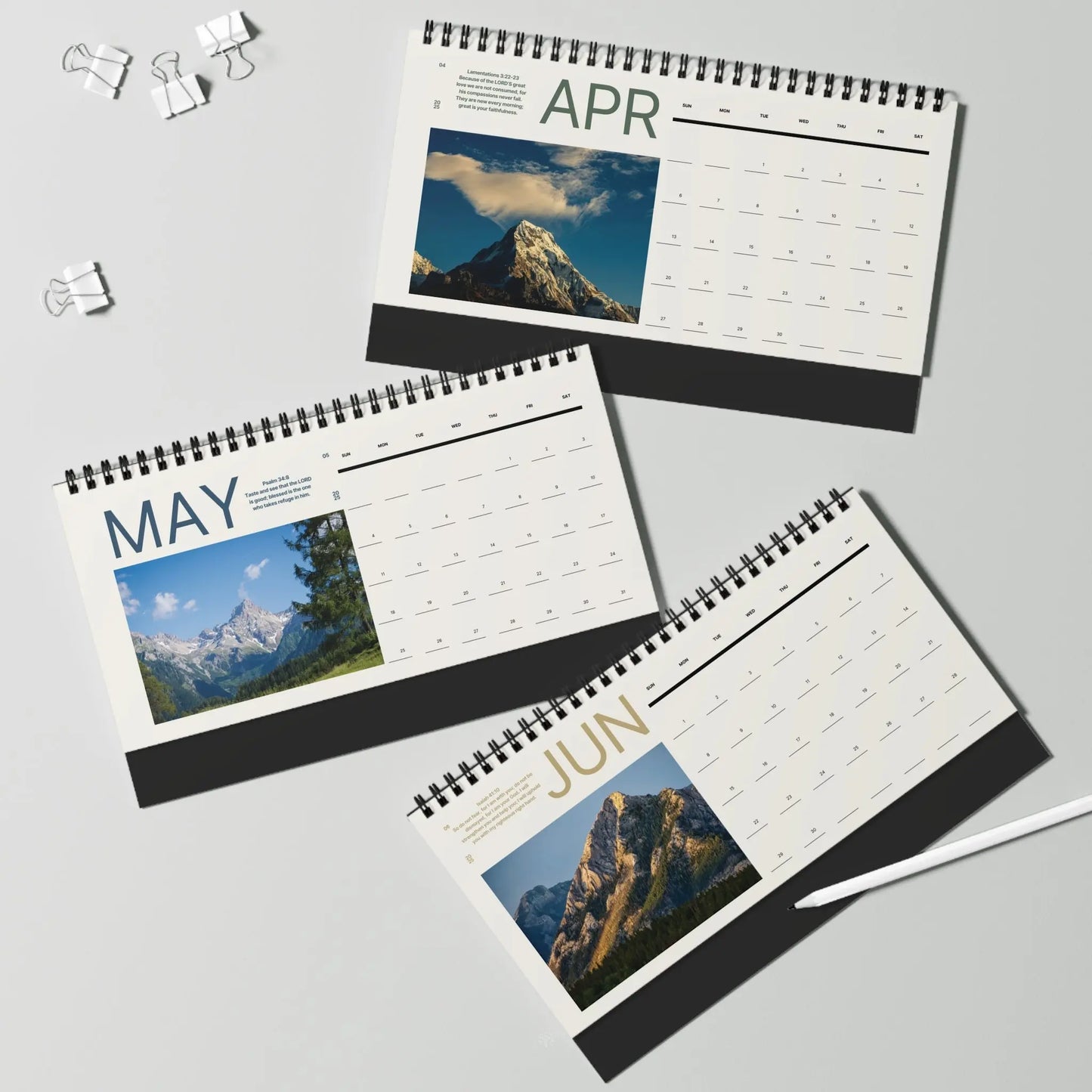 Scripture Desktop Calendar 2025 Product vendor