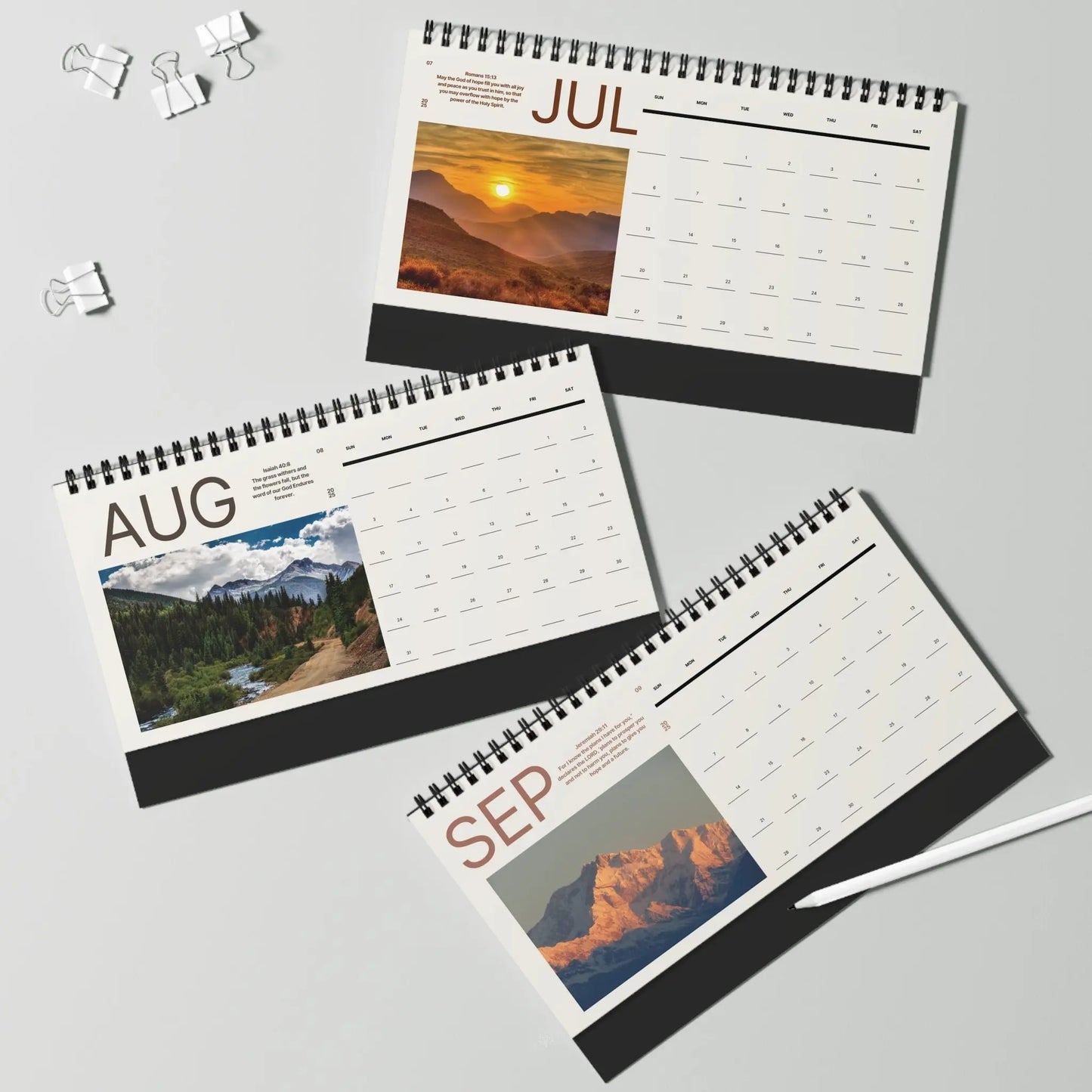 Scripture Desktop Calendar 2025 Product vendor