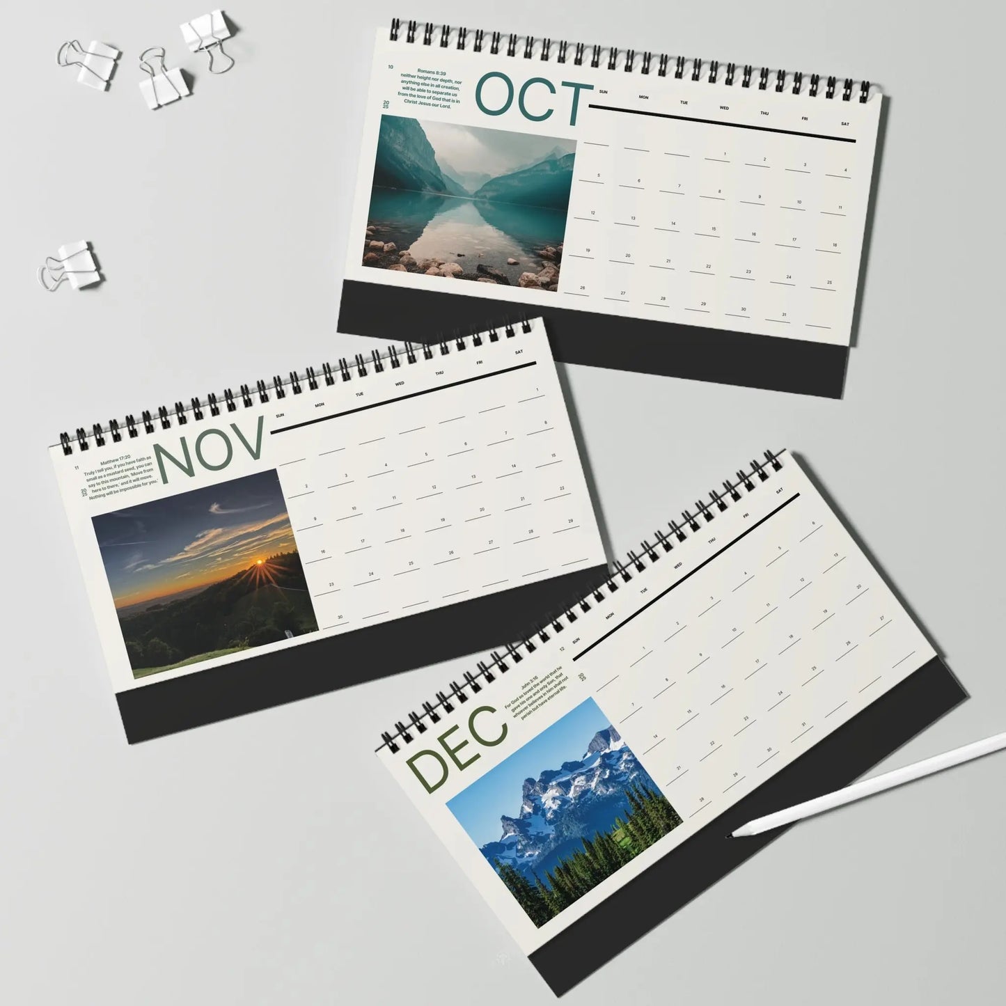 Scripture Desktop Calendar 2025 Product vendor