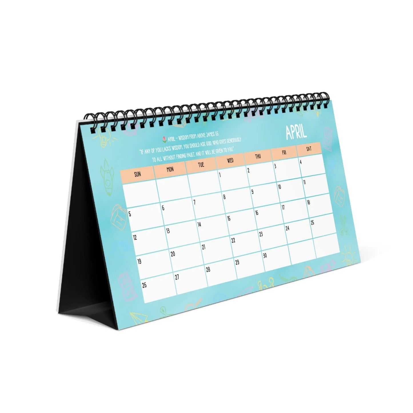 Teacher's Academic Calendar, Blue 2025 2026 Product vendor