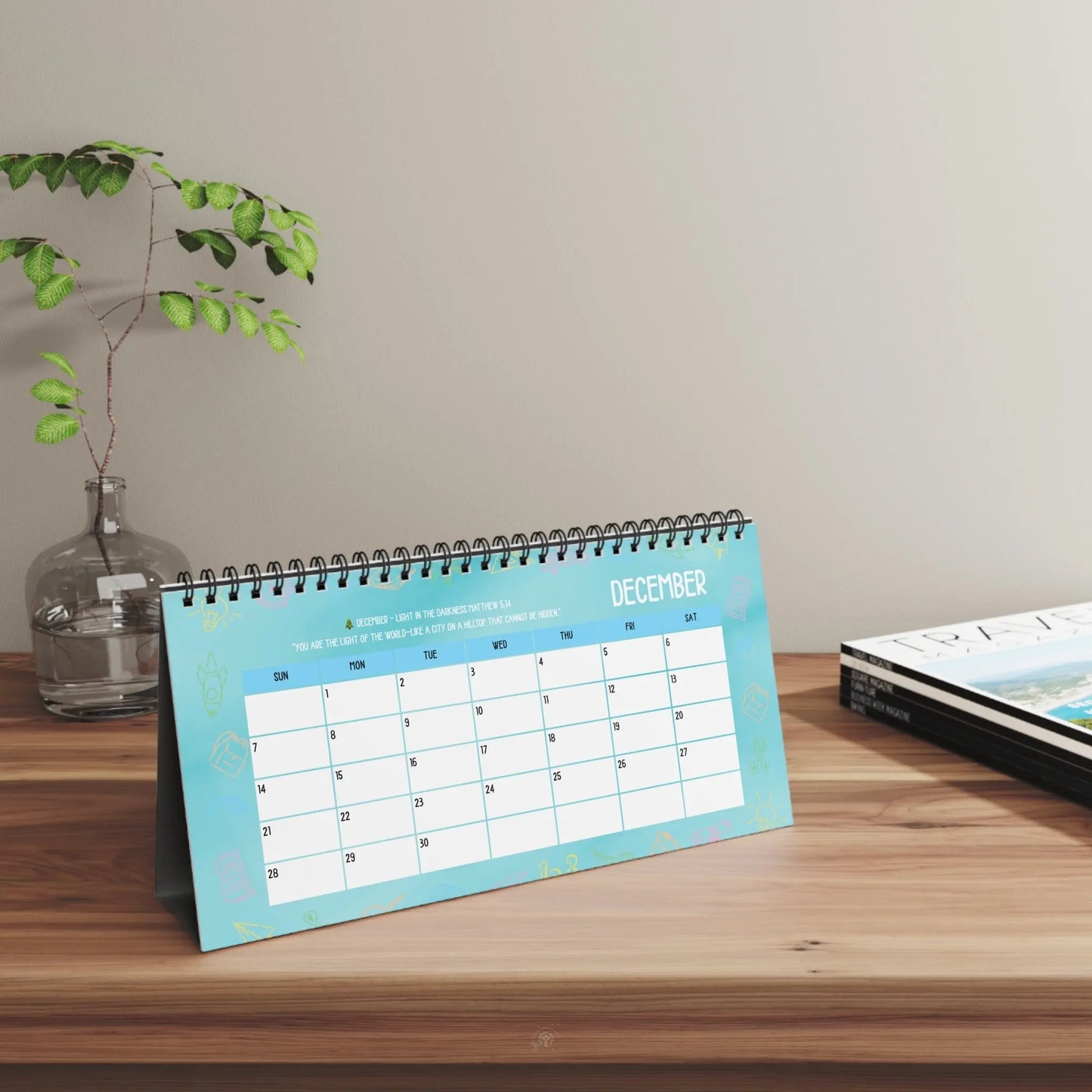 Teacher's Academic Calendar, Blue 2025 2026 Product vendor
