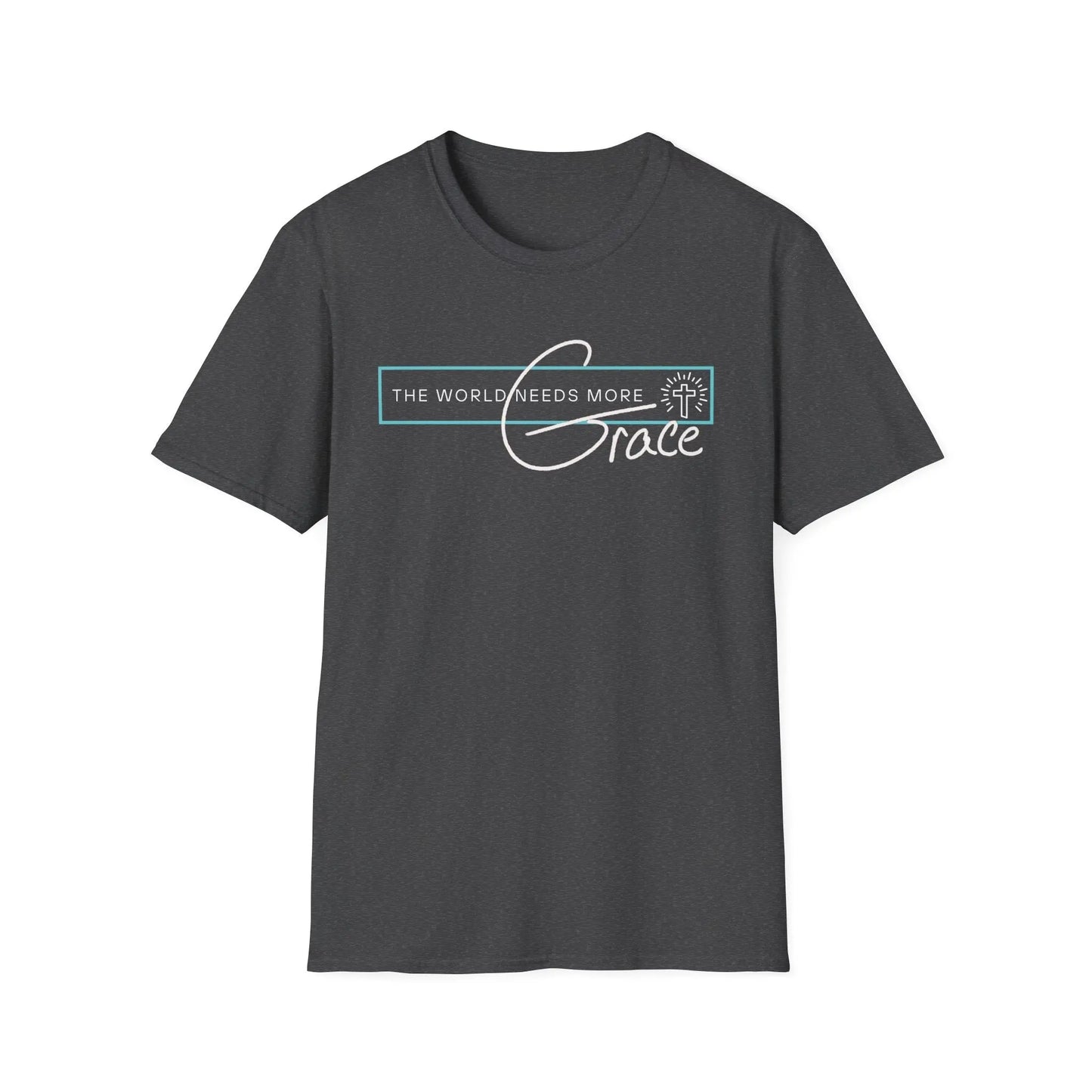 The World Needs More Grace Tshirt, Believer Gifts, Faith based Shirt, Comfy Tshirt, Gender Neutral, Softstyle T Shirt Product vendor