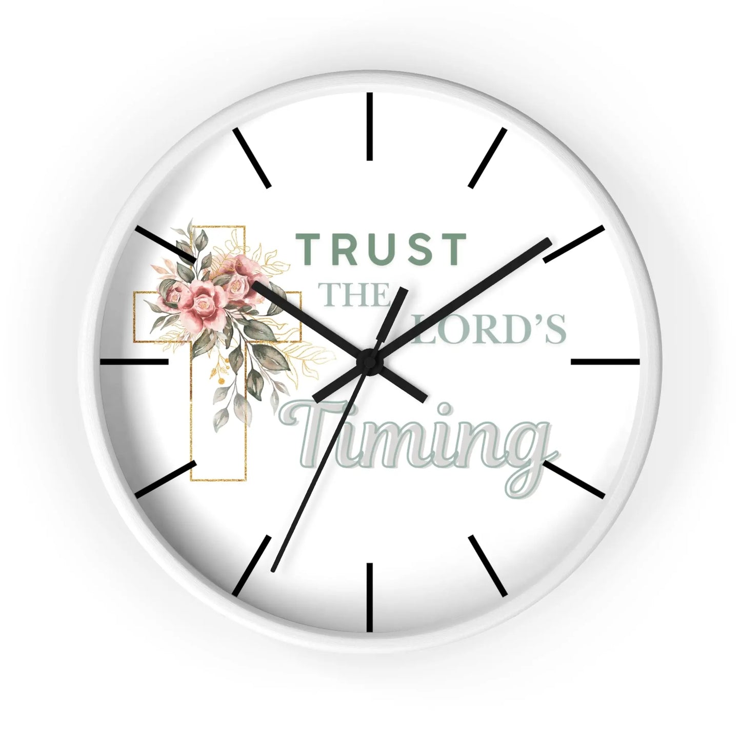 Trust The Lord's Timing 10 Inch Clock Product vendor