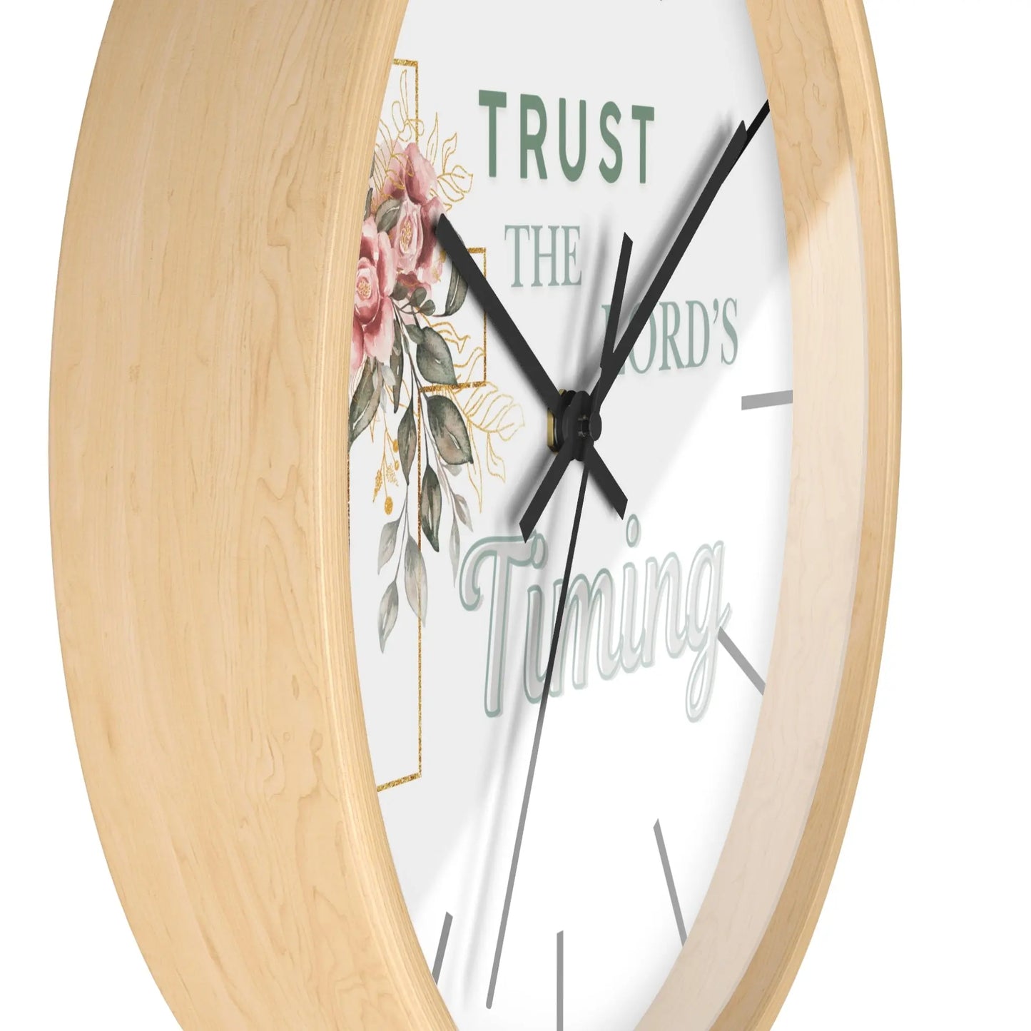 Trust The Lord's Timing 10 Inch Clock Product vendor