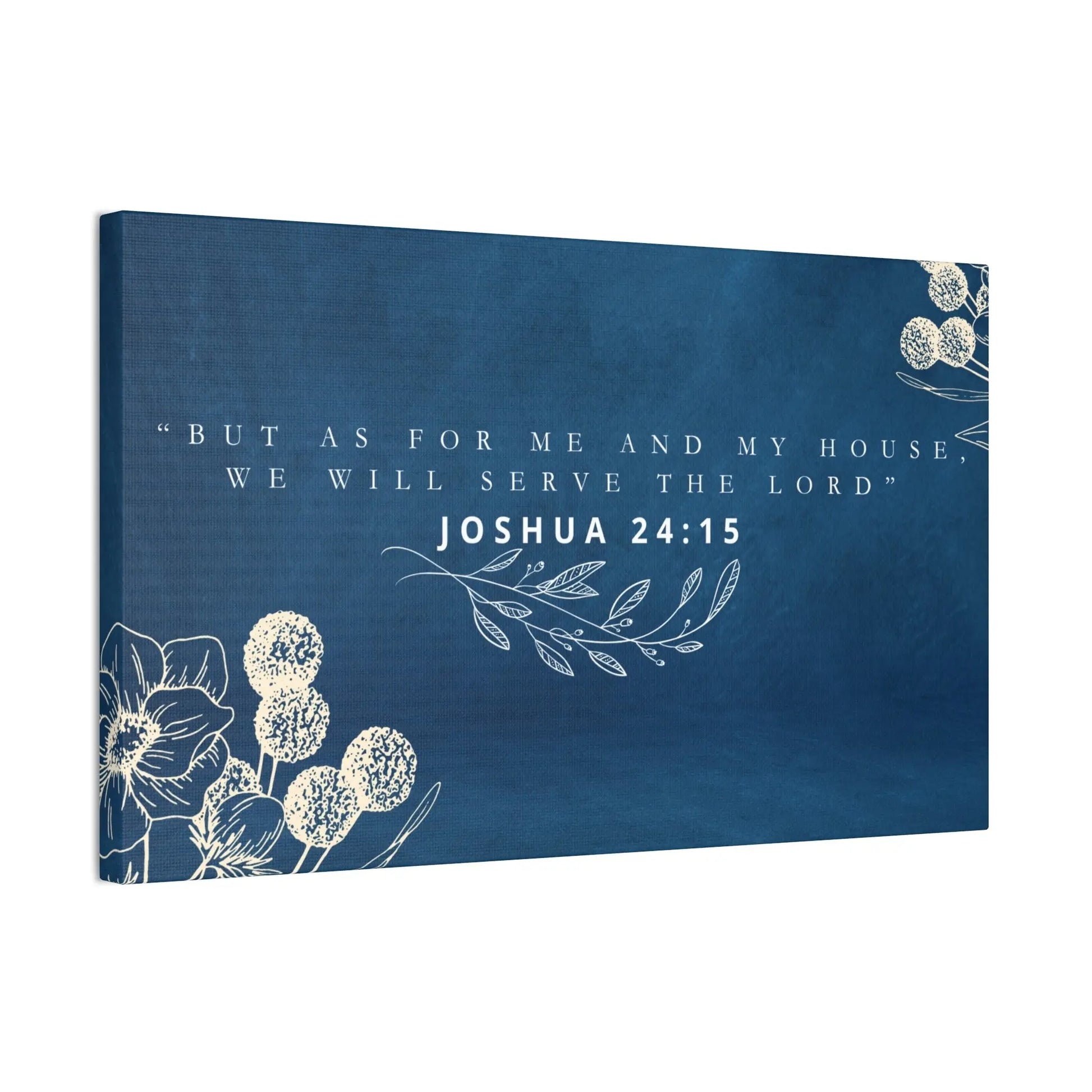 As For Me And My House, Wall Canvas Art 20 x 12 Product vendor