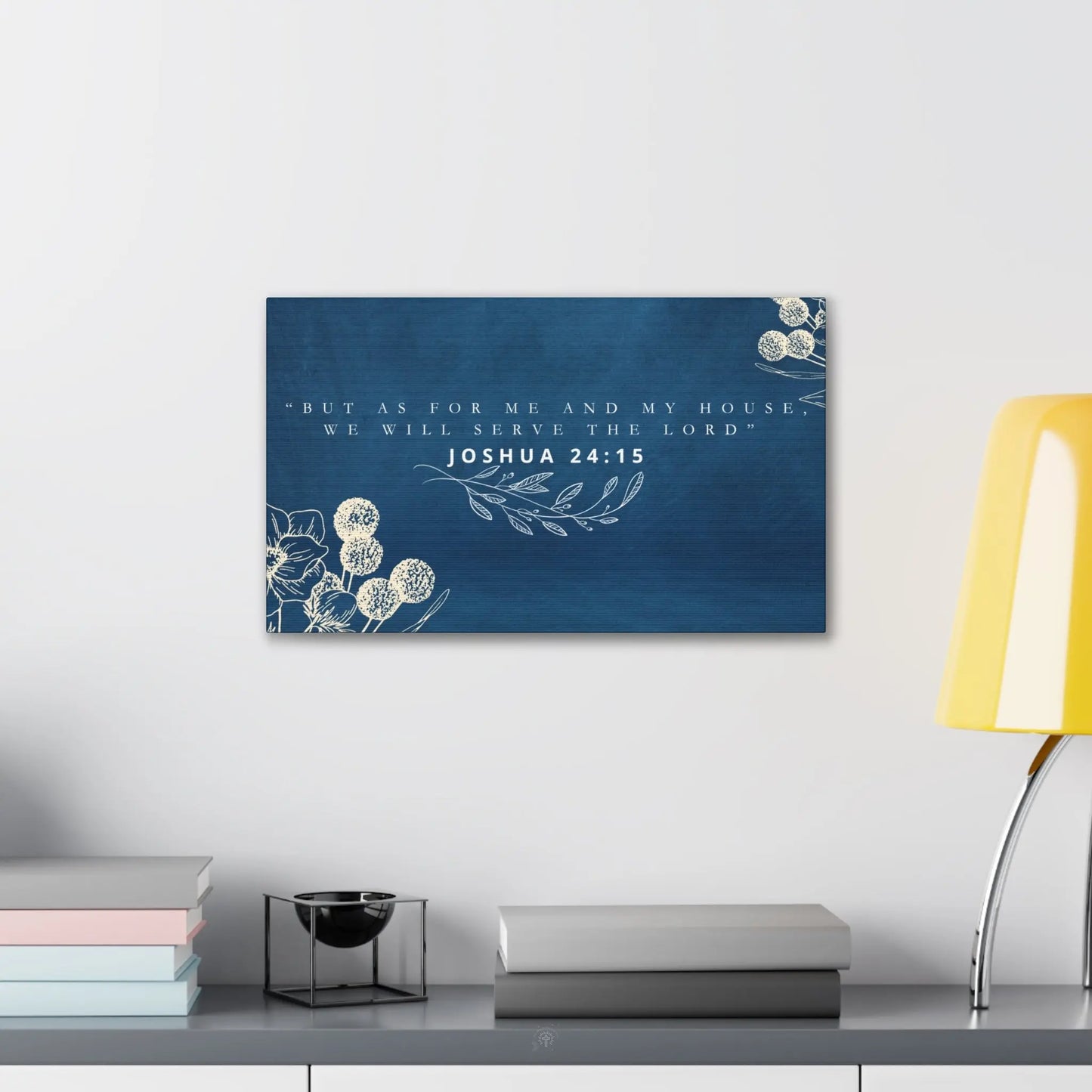 As For Me And My House, Wall Canvas Art 20 x 12 Product vendor