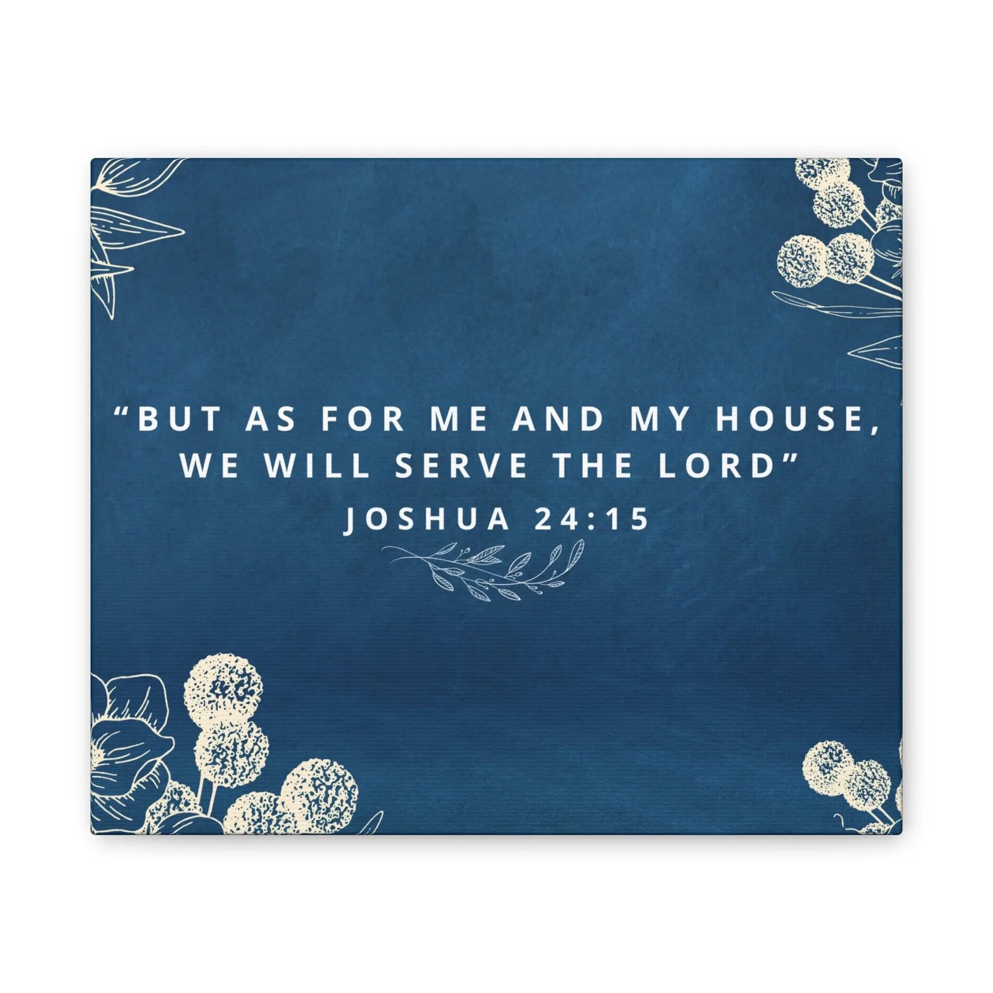As For Me And My House, Wall Canvas Art Product vendor