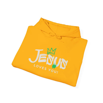 Believer Apparel, Jesus Loves You Hoodie, Inspirational Comfort, Gender Neutral Hoodie, Believer Gift, Cozy Product vendor