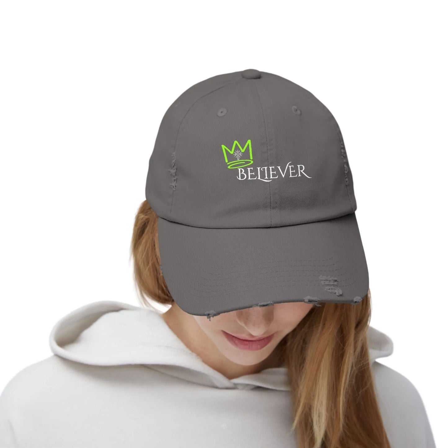 Believer Distressed Hat Product vendor