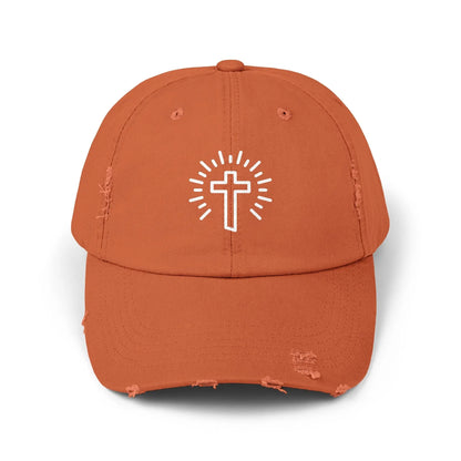 Cross Distressed Hat Product vendor