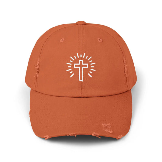 Cross Distressed Hat Product vendor