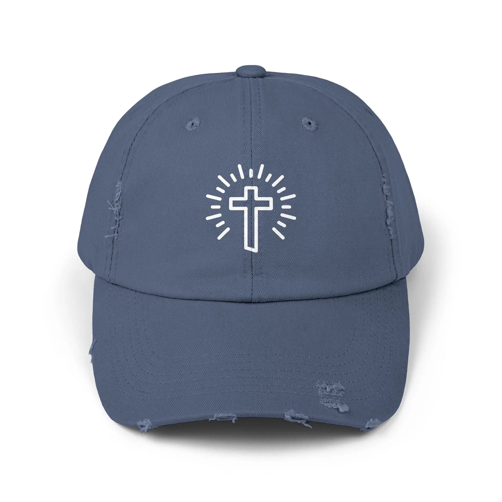 Cross Distressed Hat Product vendor