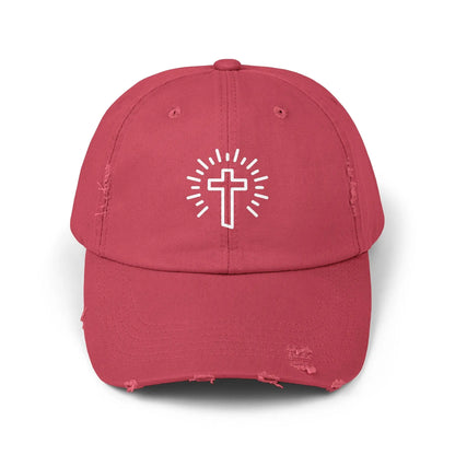 Cross Distressed Hat Product vendor