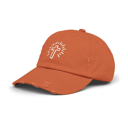 Cross Distressed Hat Product vendor