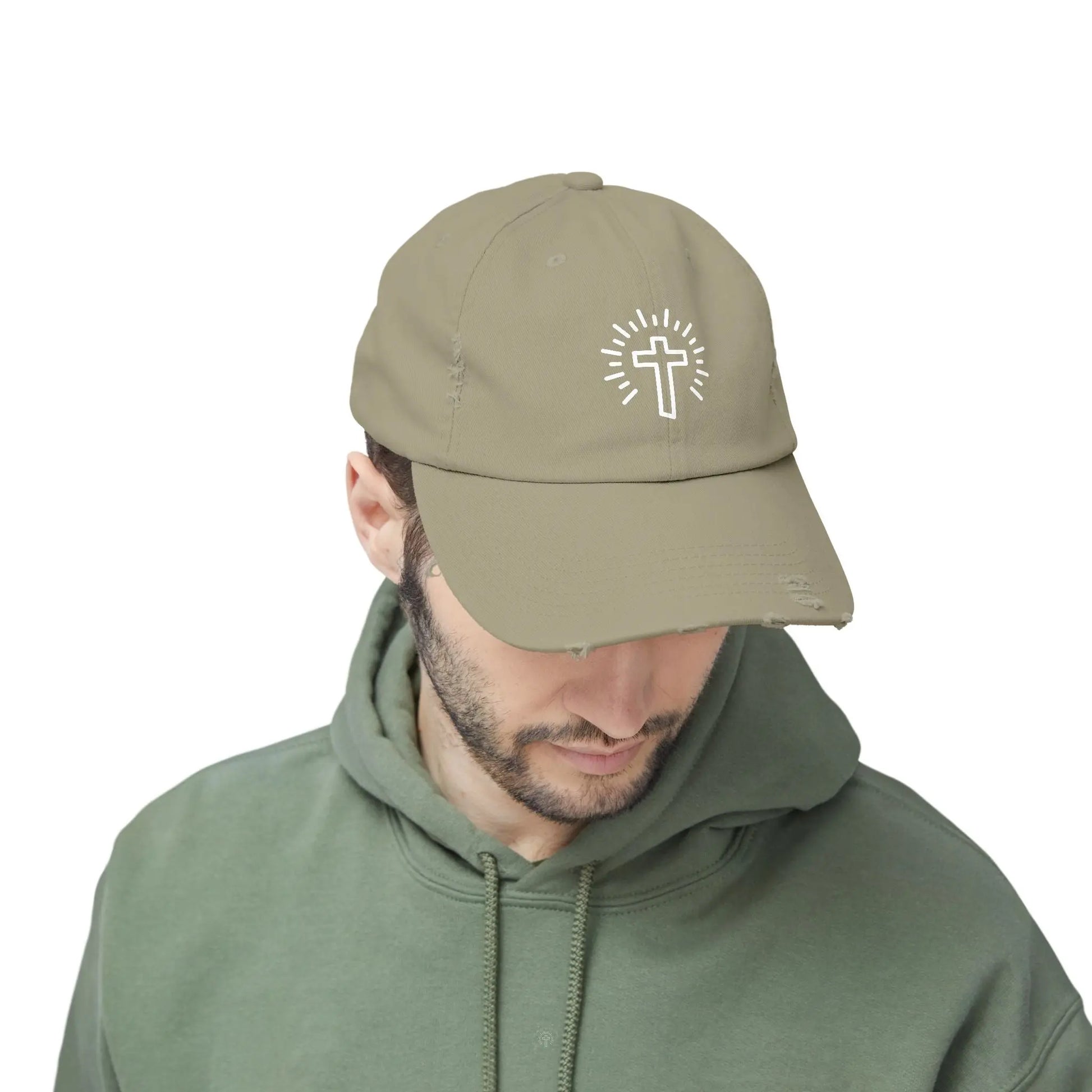 Cross Distressed Hat Product vendor