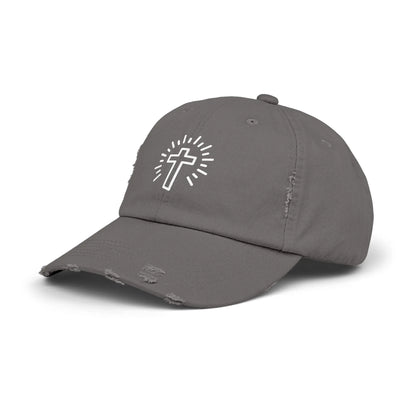 Cross Distressed Hat Product vendor