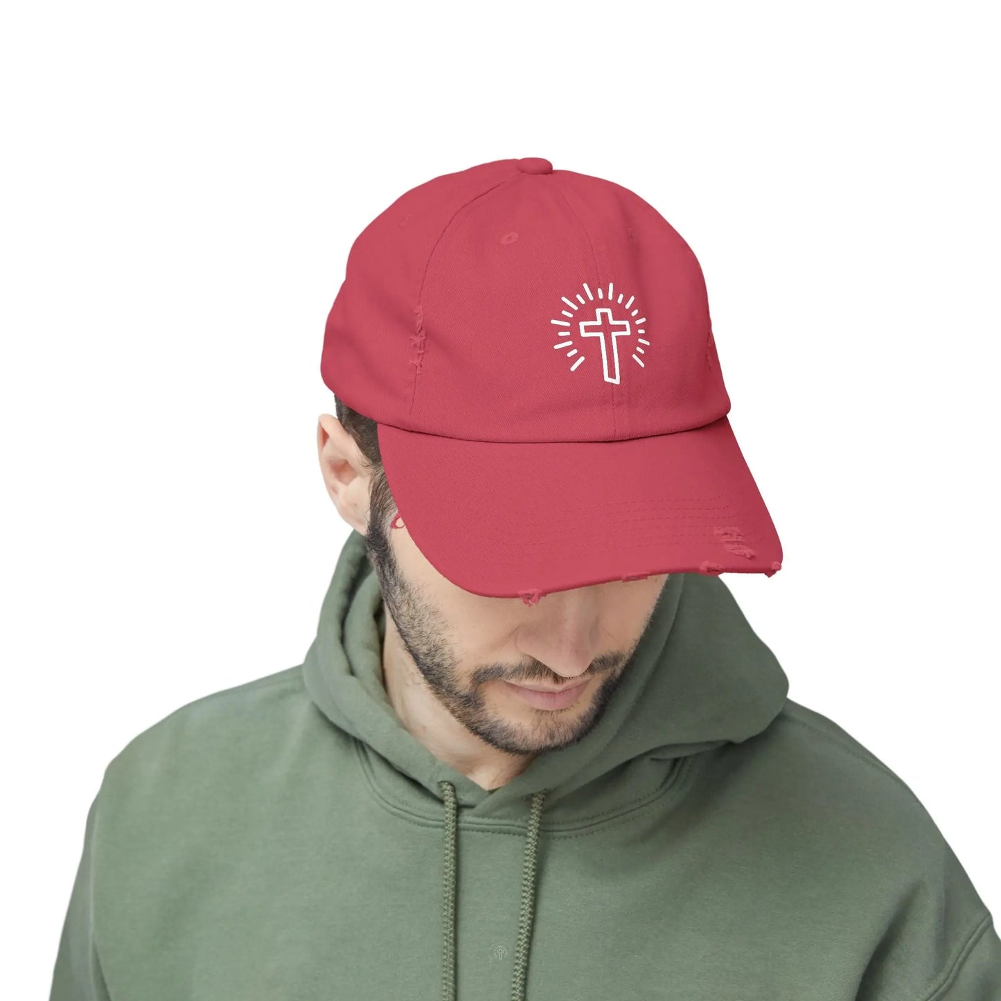Cross Distressed Hat Product vendor