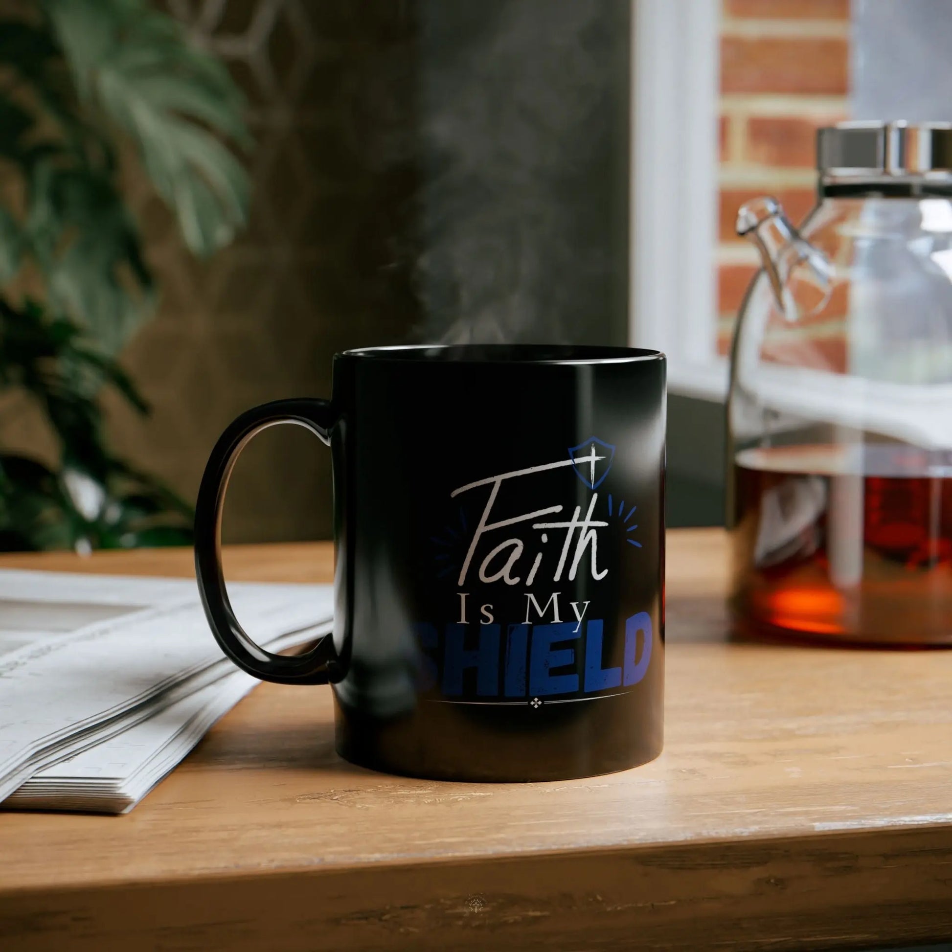 Faith Is My Shield, Ceramic Mug Product vendor