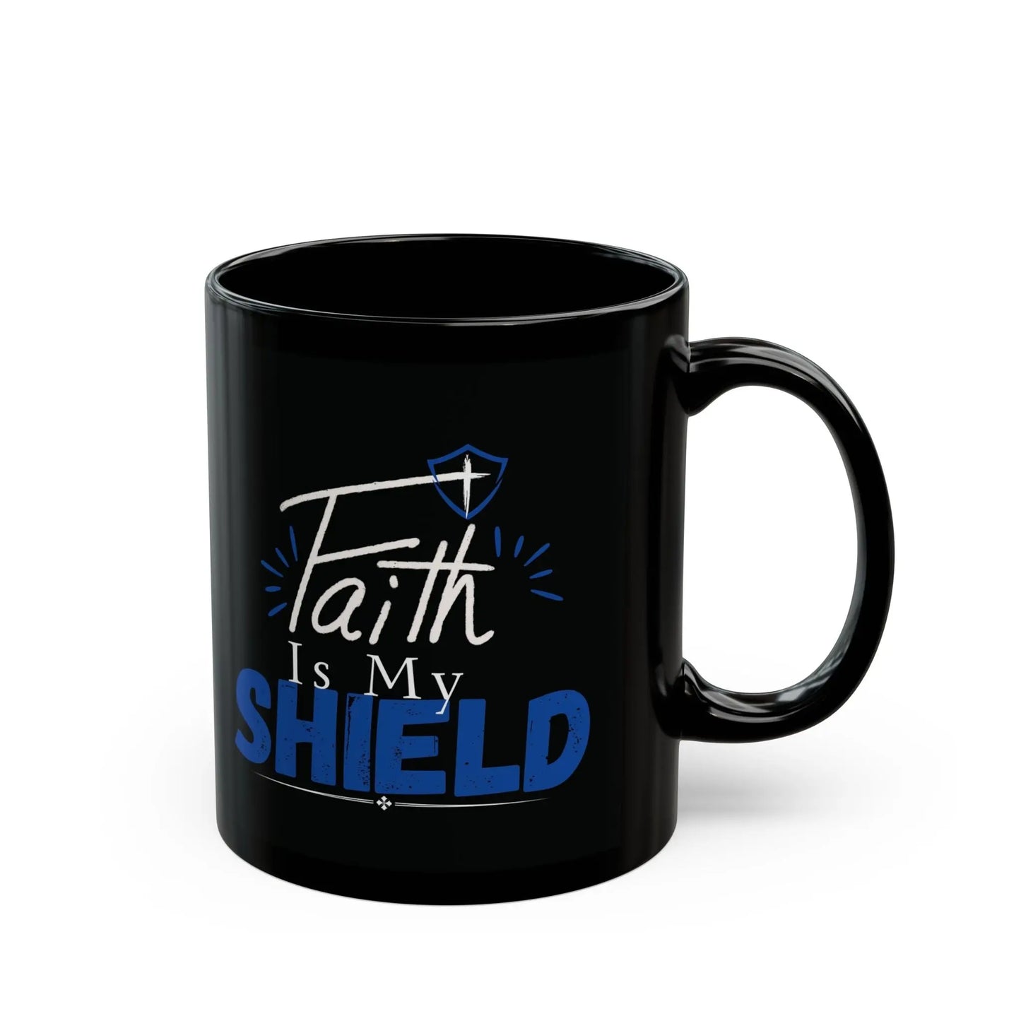 Faith Is My Shield, Ceramic Mug Product vendor
