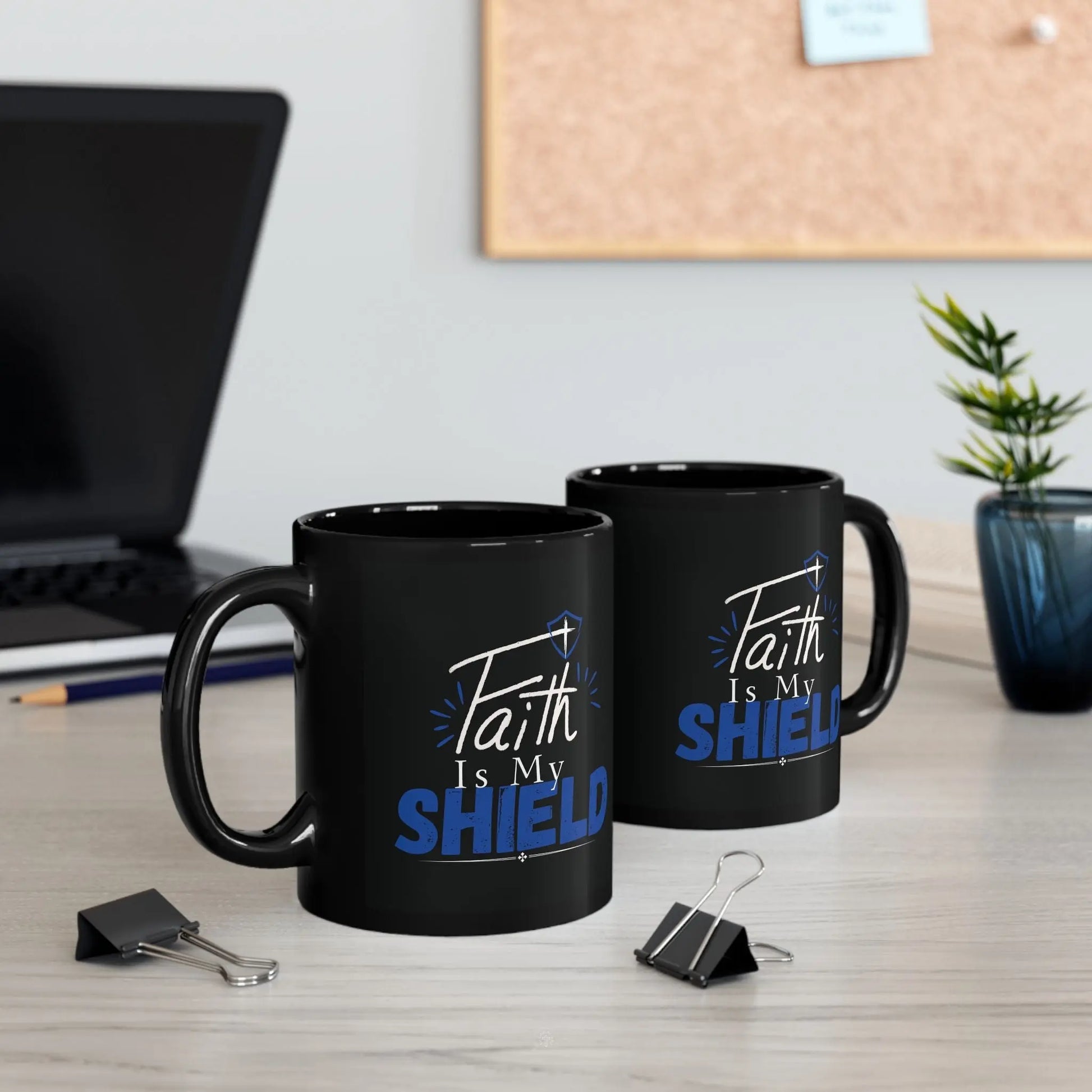 Faith Is My Shield, Ceramic Mug Product vendor