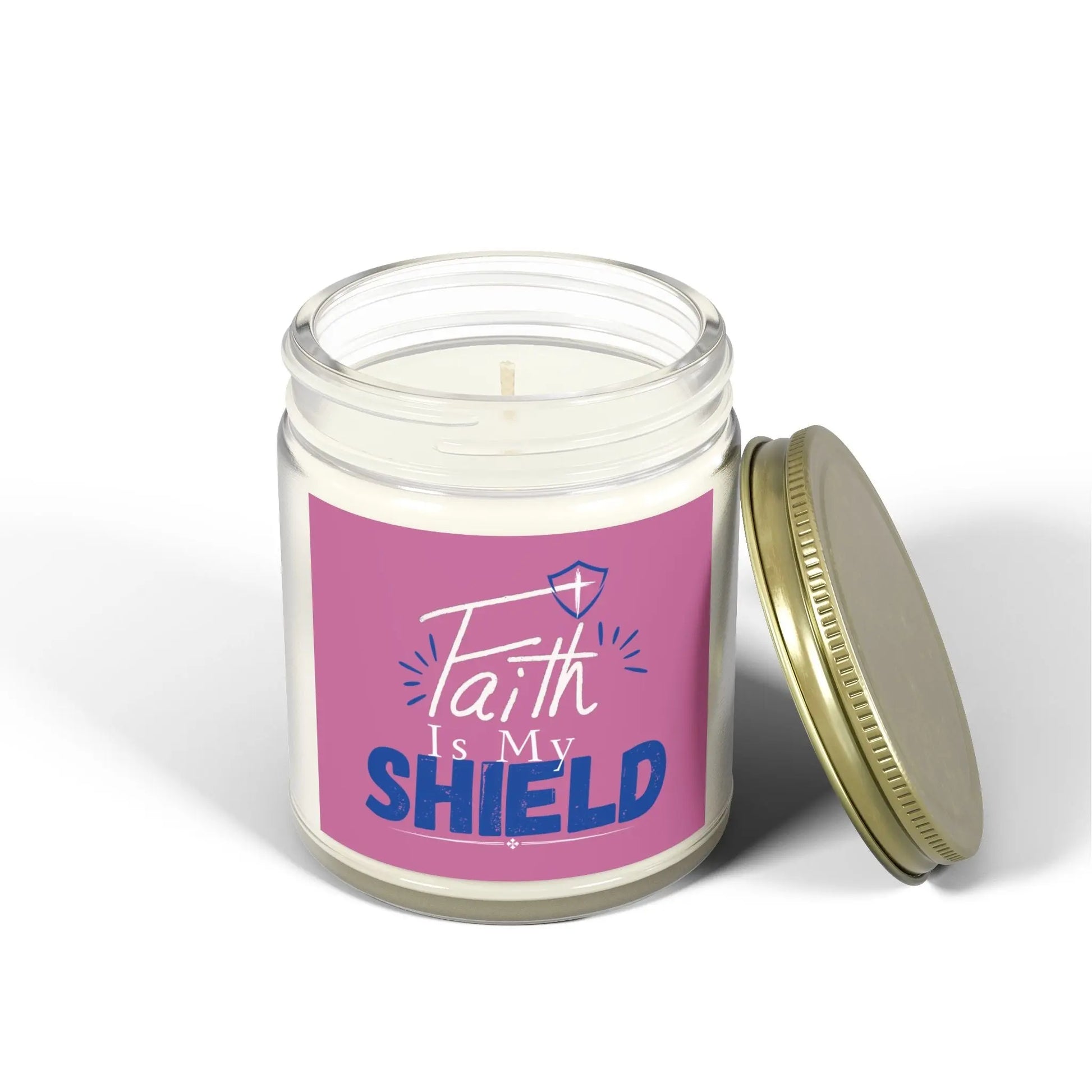 Faith is my Shield Hand Poured Candle Product vendor