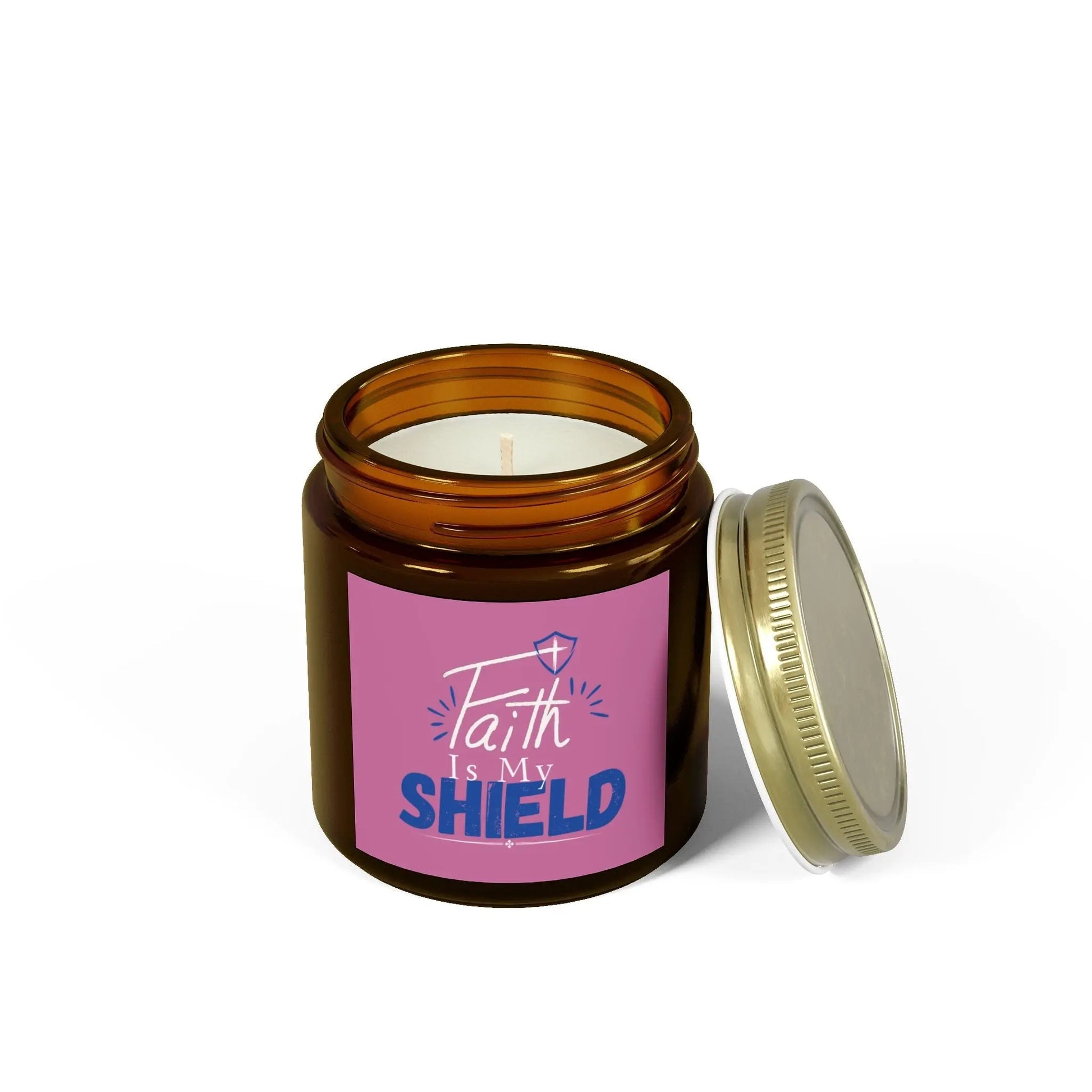 Faith is my Shield Hand Poured Candle Product vendor