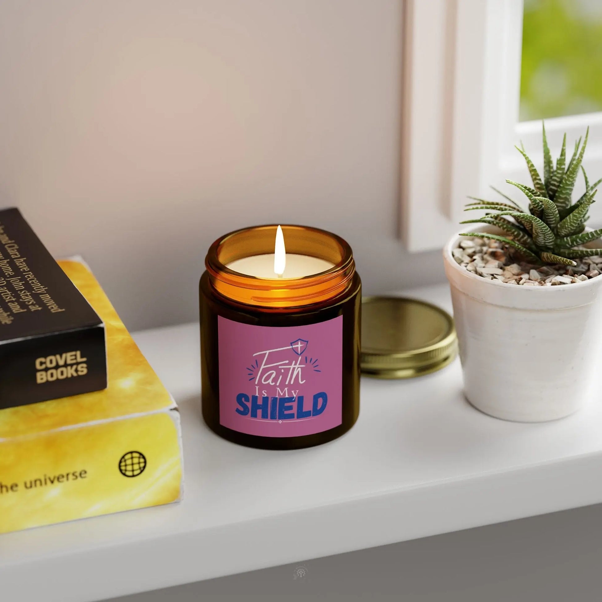 Faith is my Shield Hand Poured Candle Product vendor