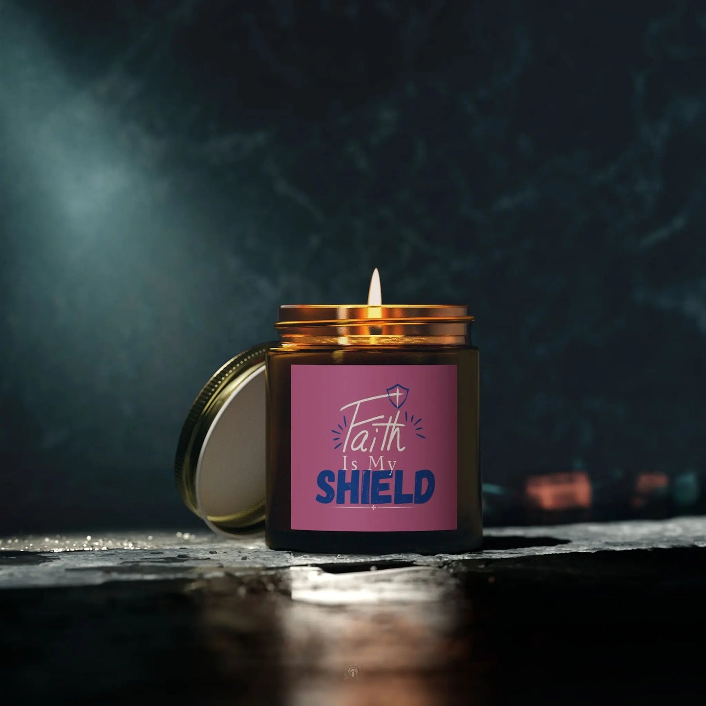 Faith is my Shield Hand Poured Candle Product vendor