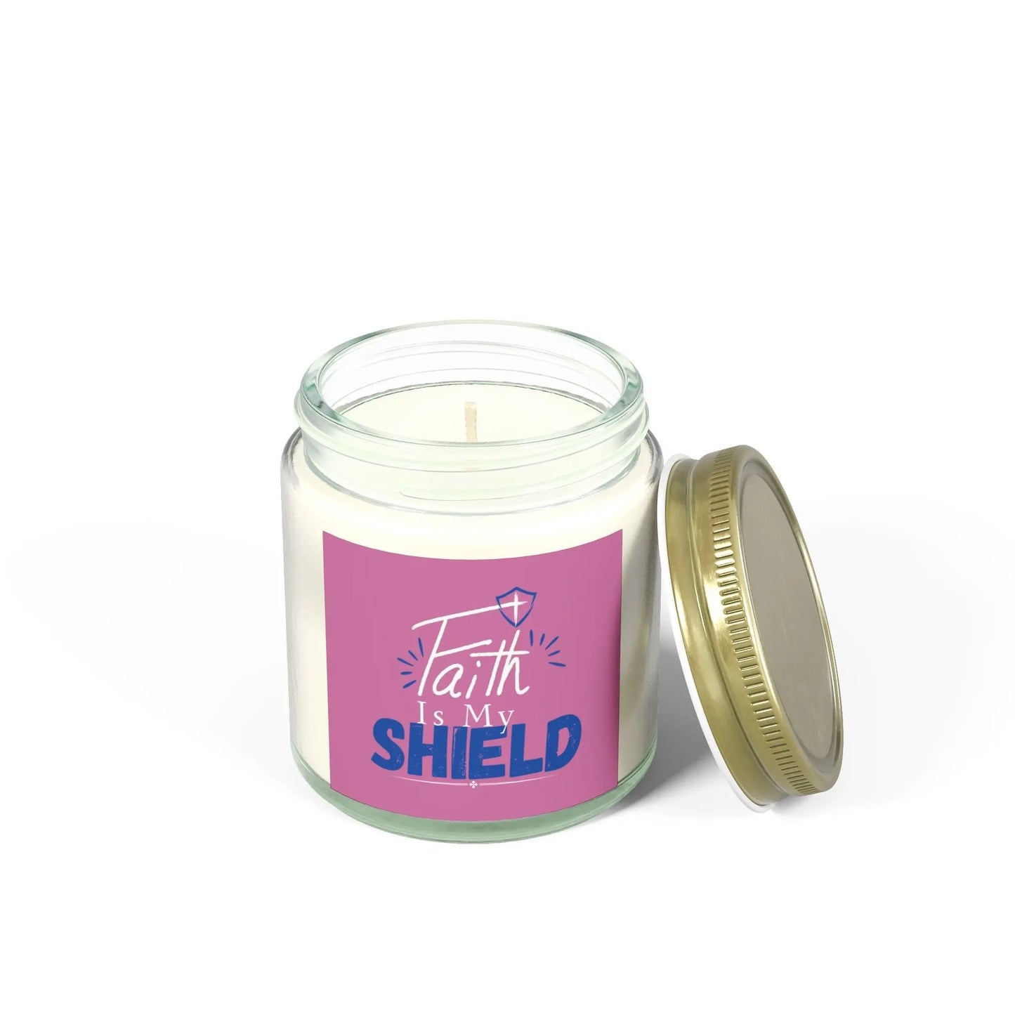 Faith is my Shield Hand Poured Candle Product vendor