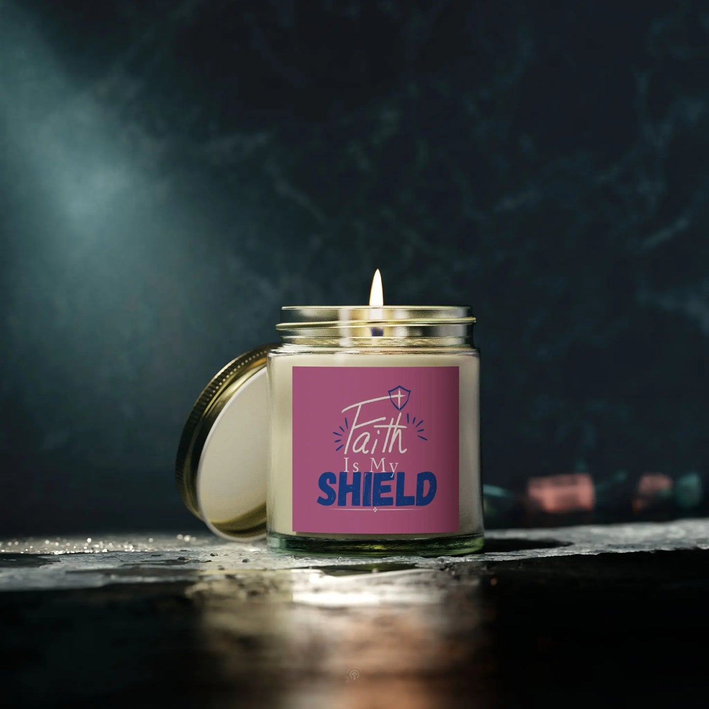 Faith is my Shield Hand Poured Candle Product vendor