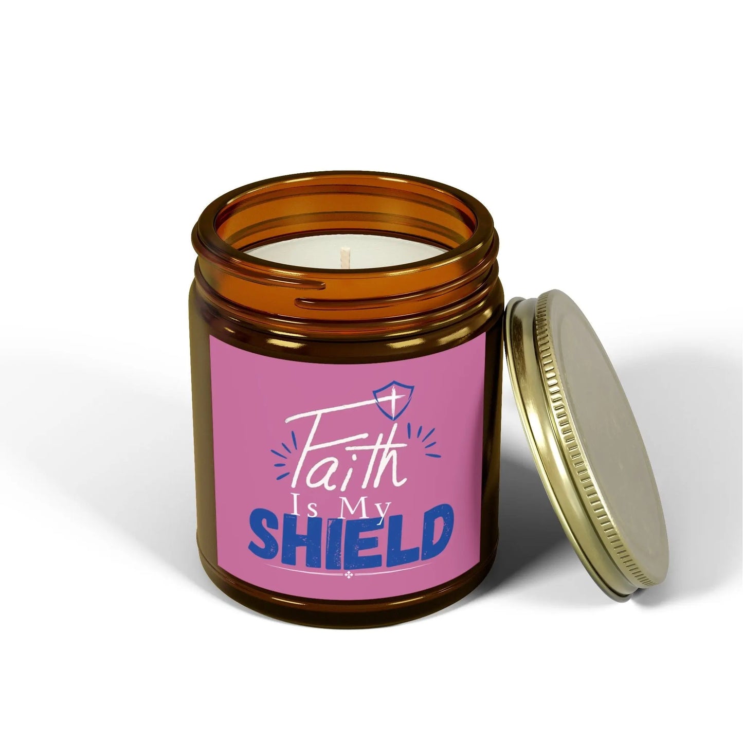 Faith is my Shield Hand Poured Candle Product vendor