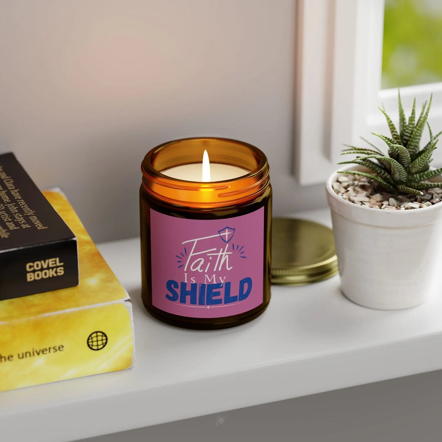 Faith is my Shield Hand Poured Candle Product vendor