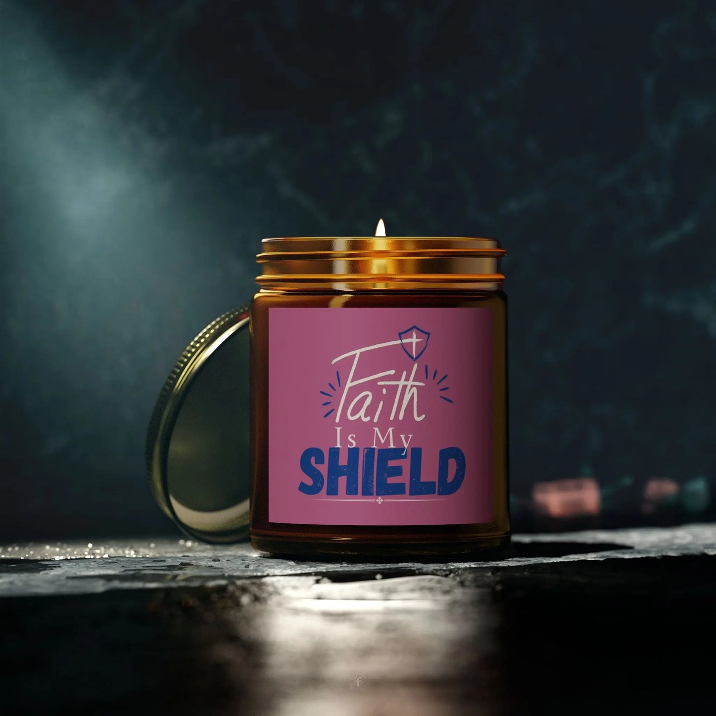 Faith is my Shield Hand Poured Candle Product vendor