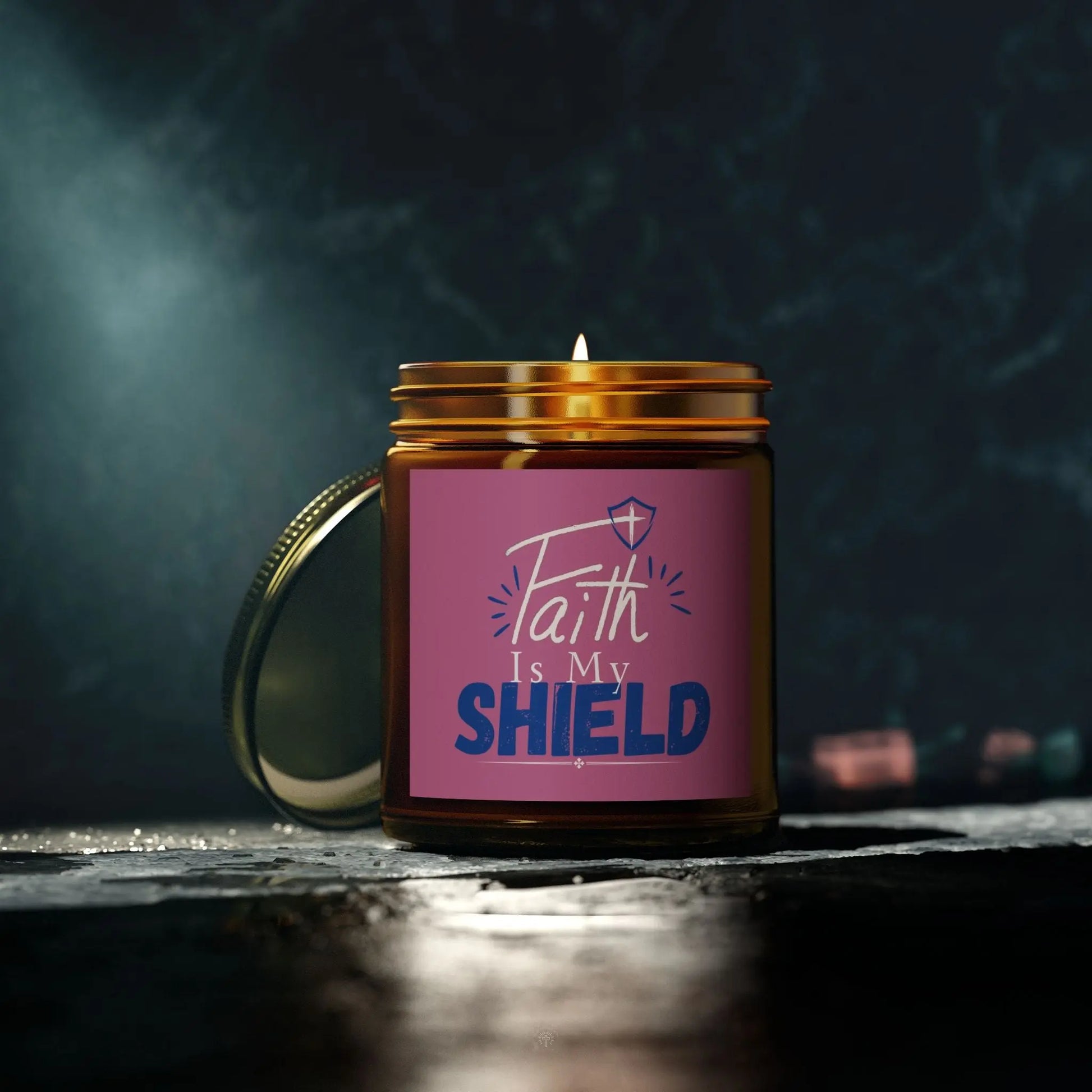 Faith is my Shield Hand Poured Candle Product vendor